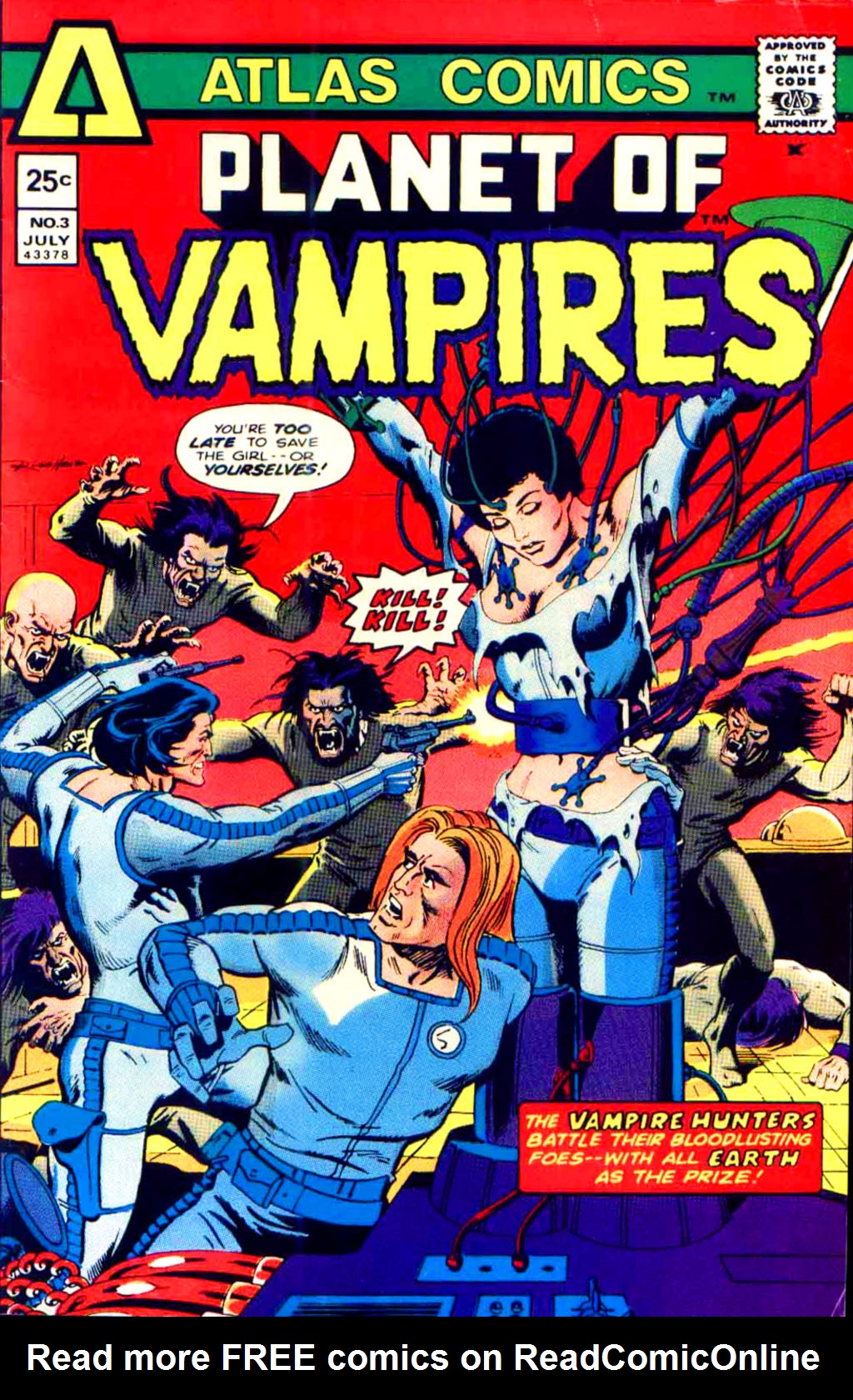 Read online Planet of Vampires comic -  Issue #3 - 1