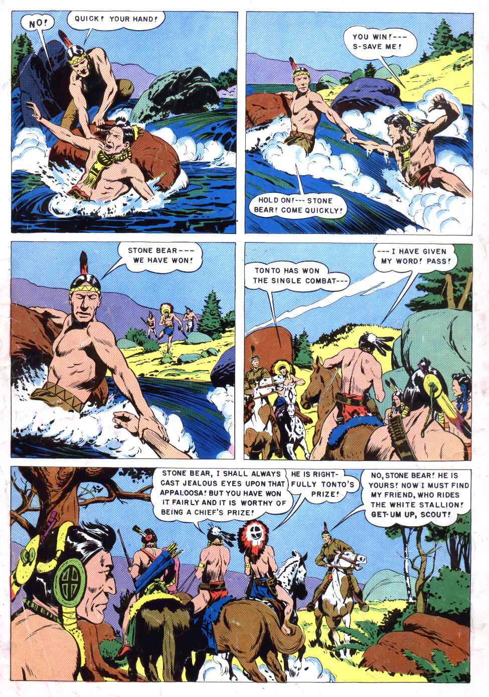Read online Lone Ranger's Companion Tonto comic -  Issue #10 - 36
