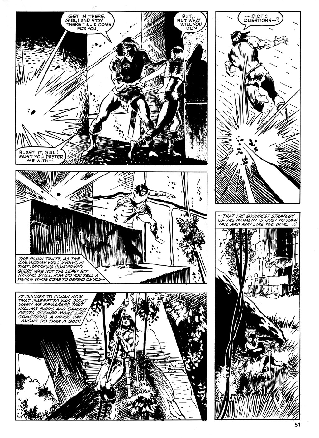 Read online The Savage Sword Of Conan comic -  Issue #92 - 50