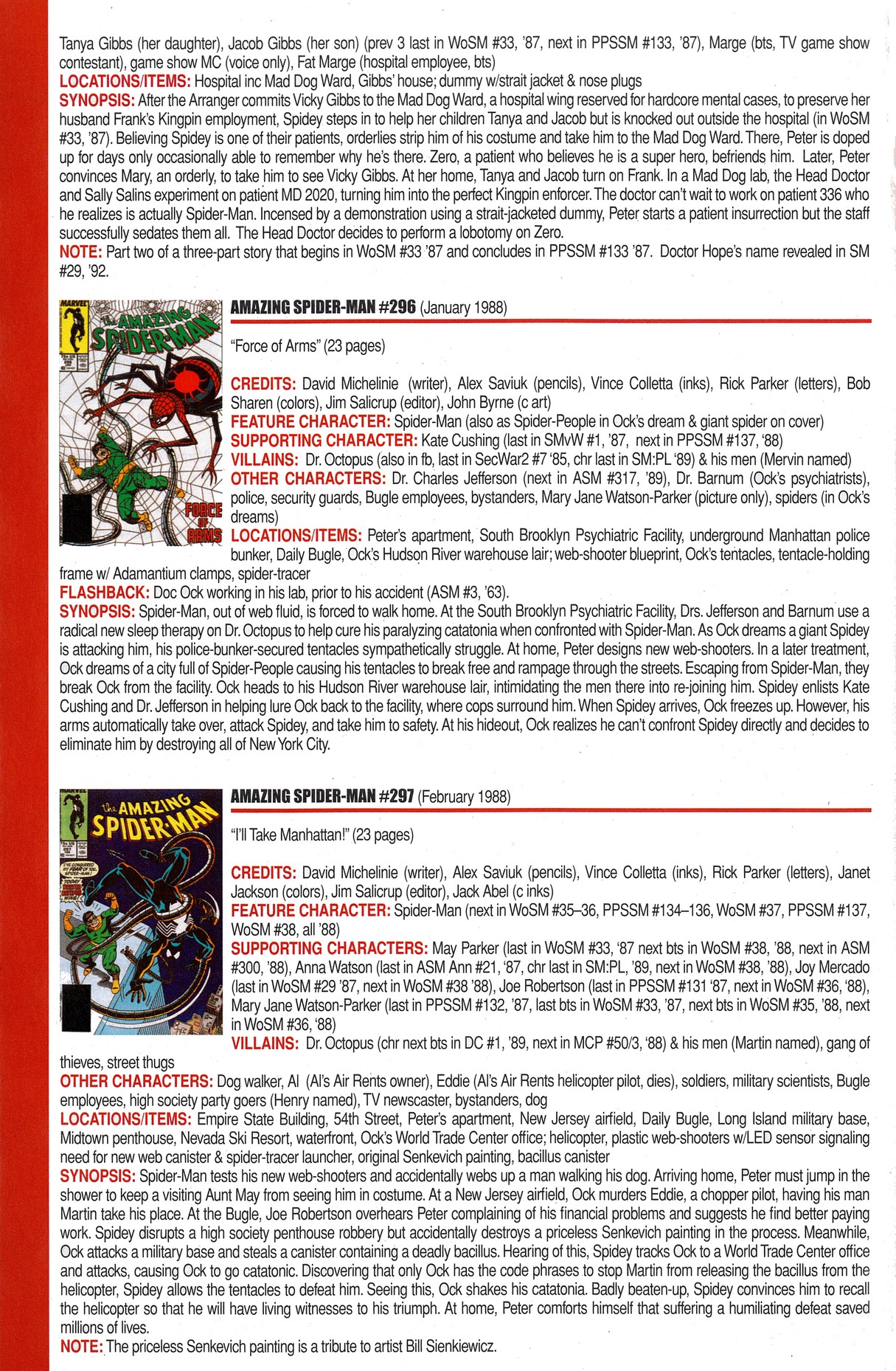 Read online Official Index to the Marvel Universe comic -  Issue #7 - 8