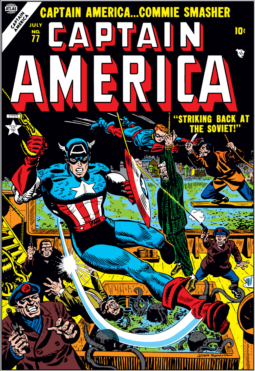 Read online Captain America Comics comic - Issue #77