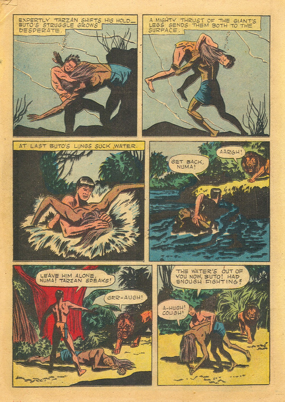 Read online Tarzan (1948) comic -  Issue #11 - 12
