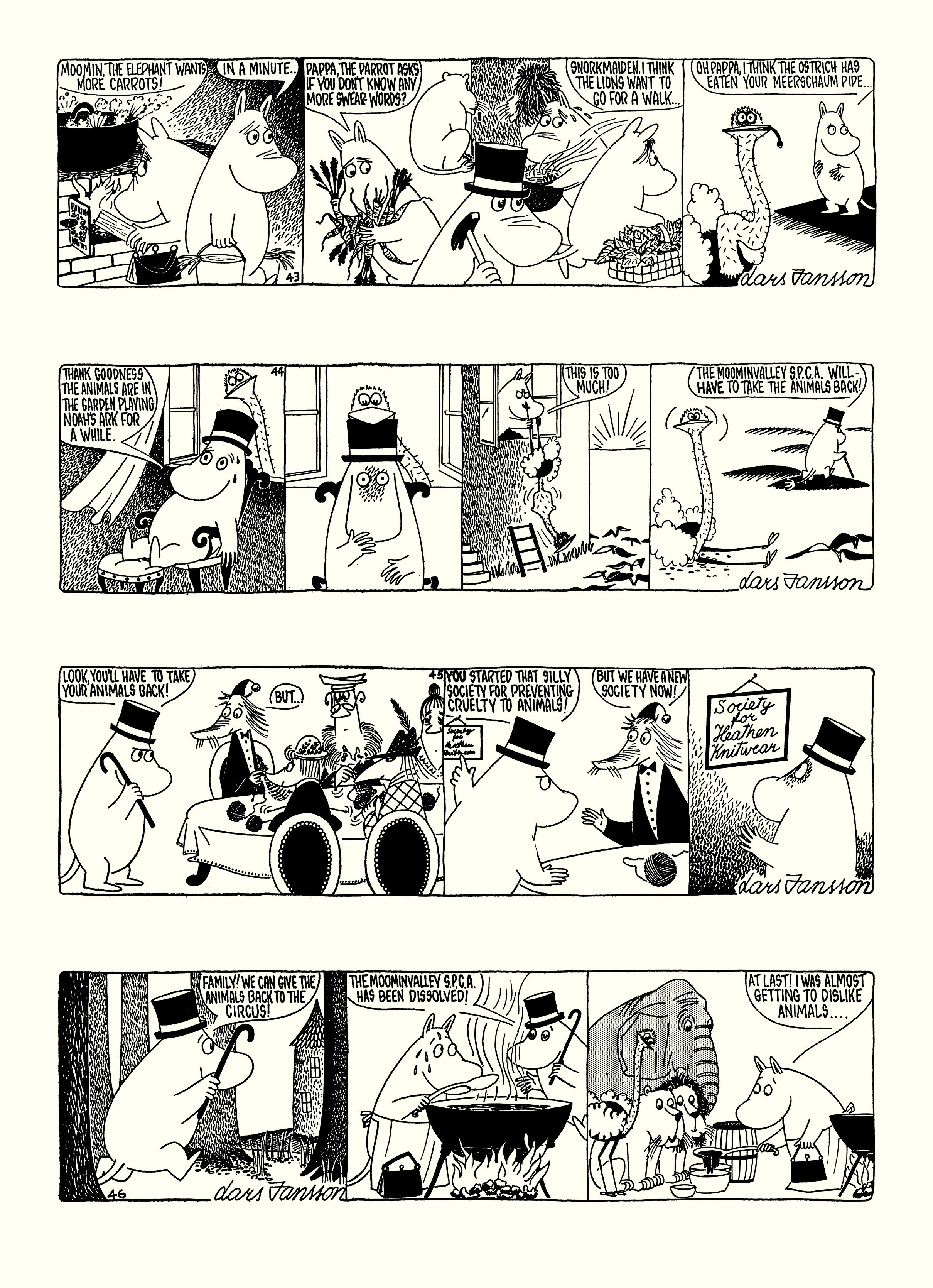 Read online Moomin: The Complete Lars Jansson Comic Strip comic -  Issue # TPB 6 - 79