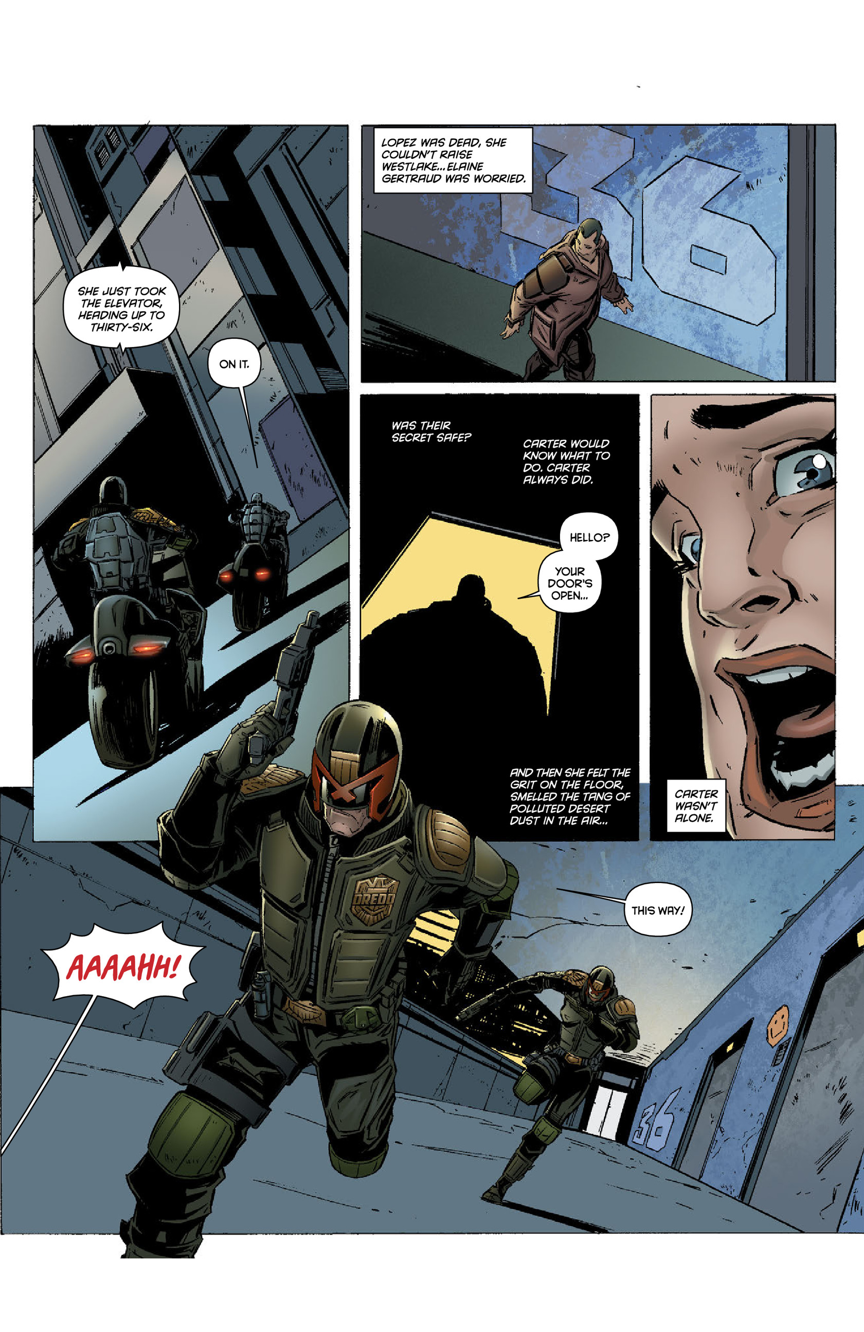 Read online Dredd: Dust comic -  Issue #1 - 17