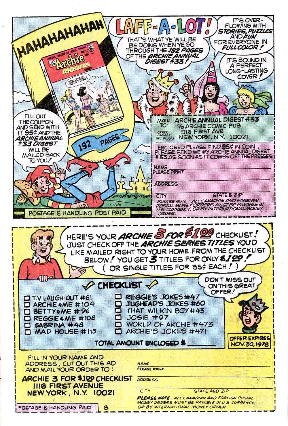 Read online Archie (1960) comic -  Issue #273 - 11