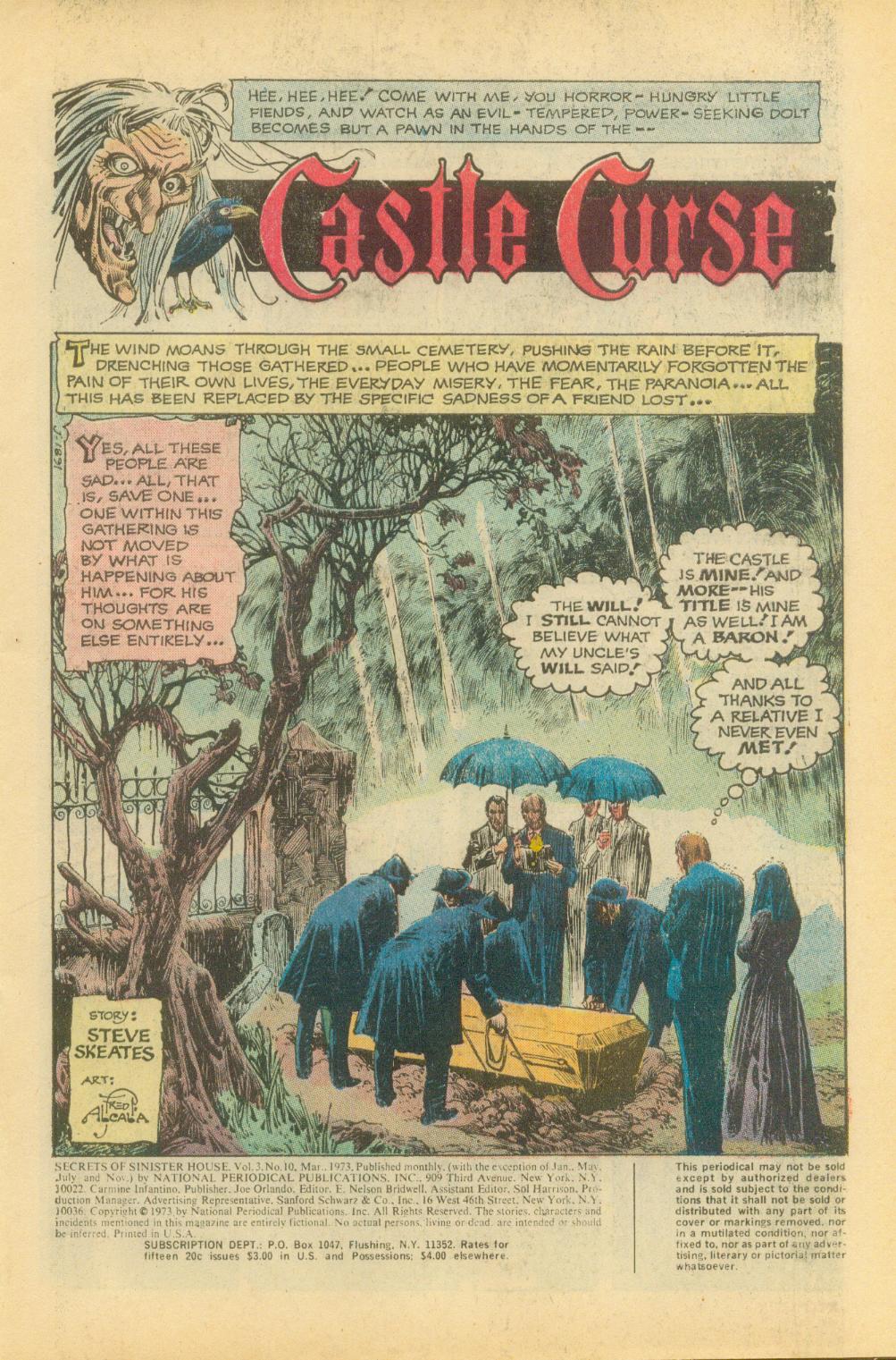 Read online Secrets of Sinister House comic -  Issue #10 - 3