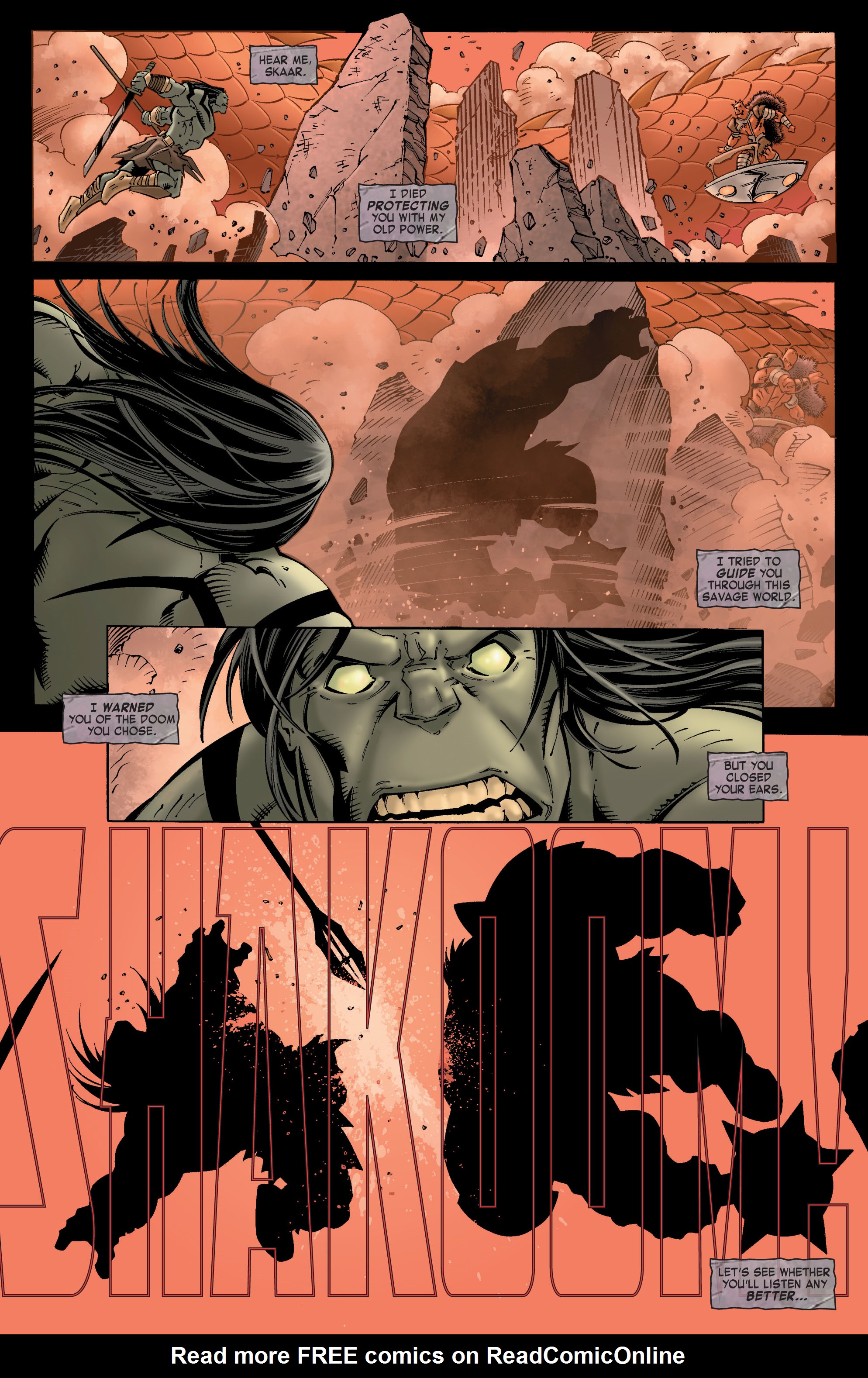 Read online Skaar: Son of Hulk comic -  Issue #8 - 22