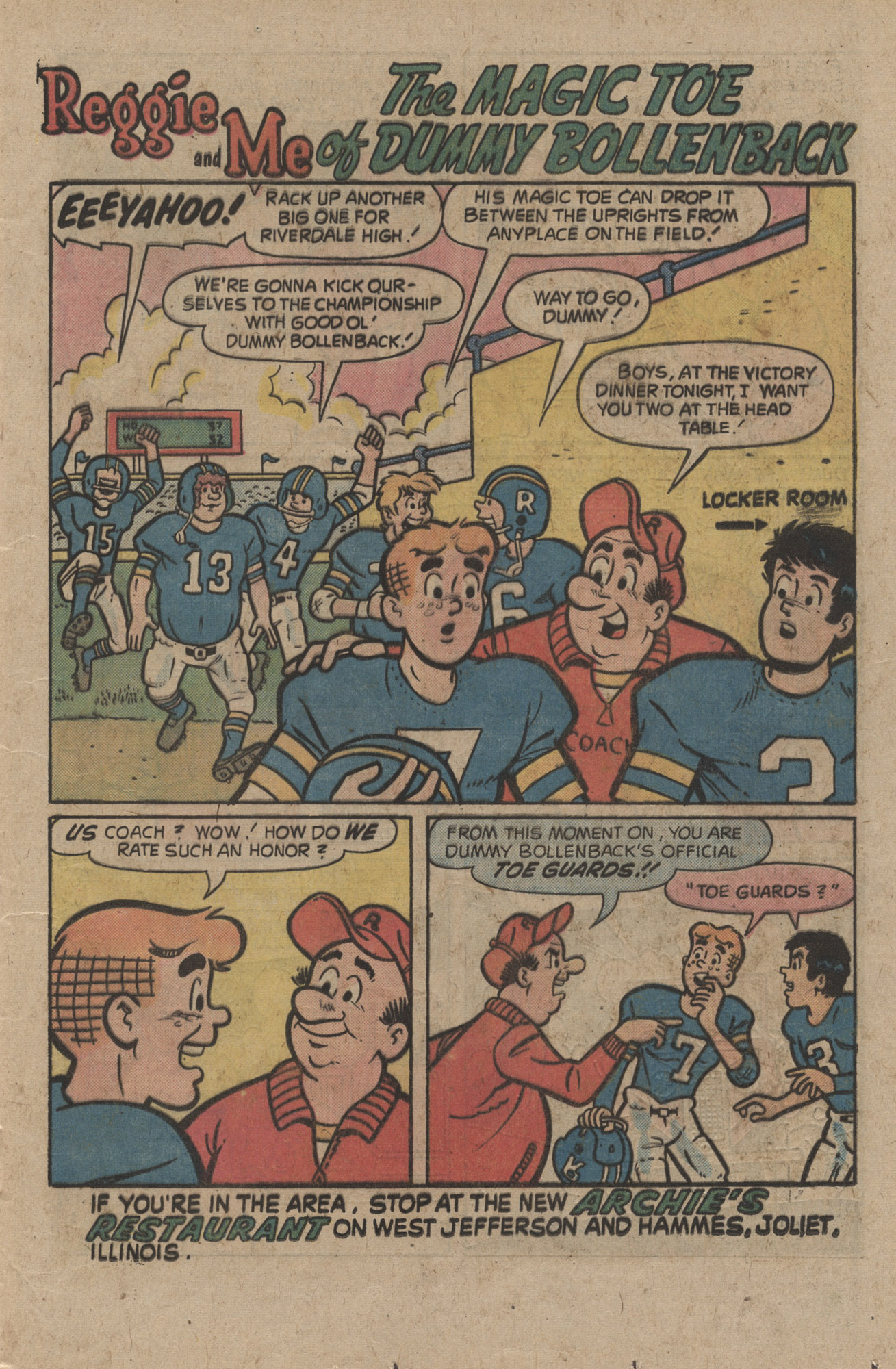 Read online Reggie and Me (1966) comic -  Issue #78 - 13
