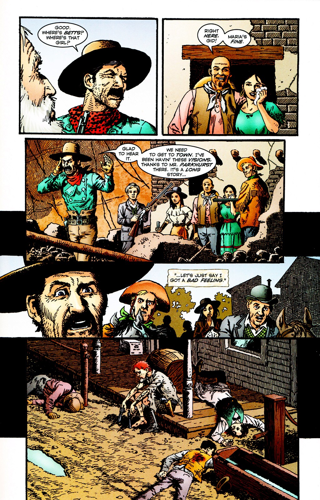 Read online Desperadoes: Quiet Of The Grave comic -  Issue #5 - 20