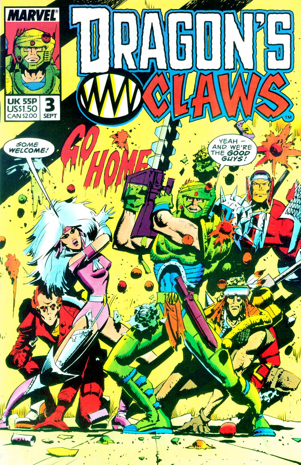 Read online Dragon's Claws comic -  Issue #3 - 1