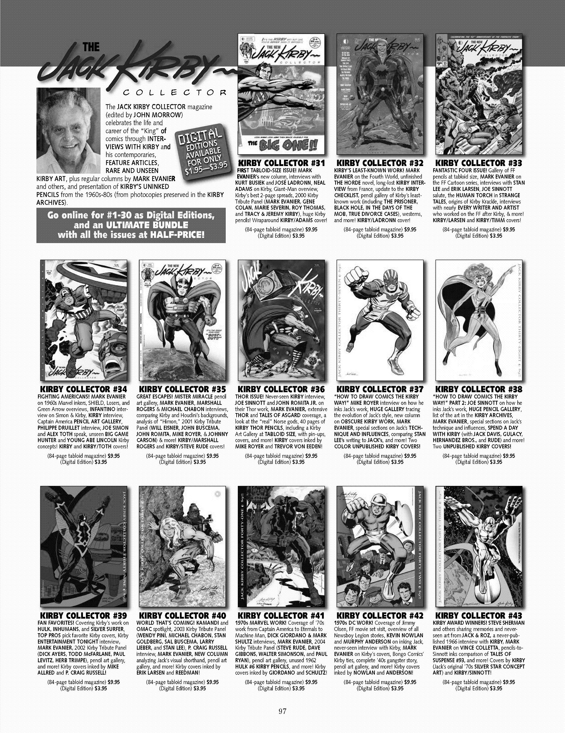 Read online The Jack Kirby Collector comic -  Issue #59 - 94