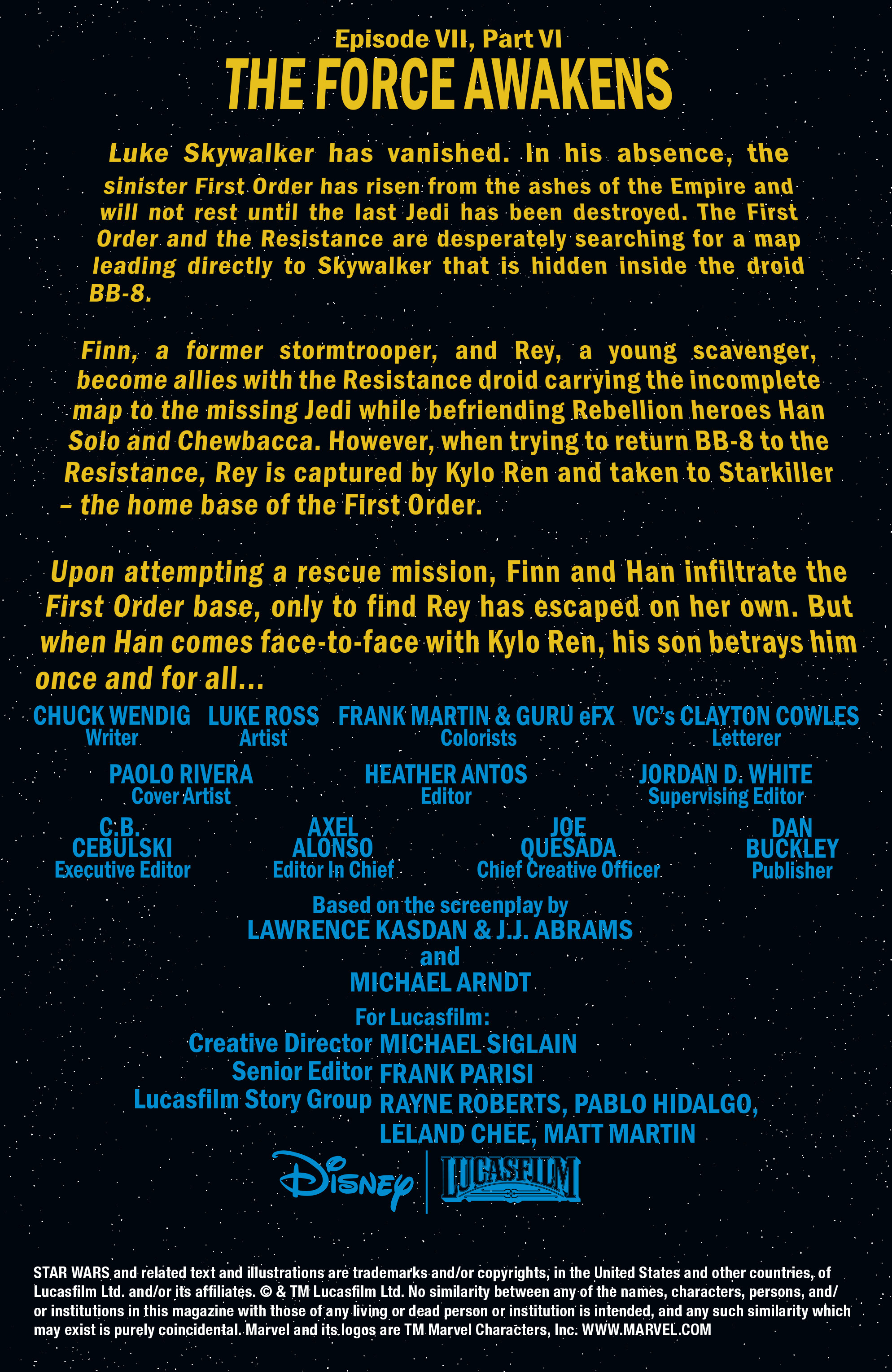 Read online Star Wars: The Force Awakens Adaptation comic -  Issue #6 - 2