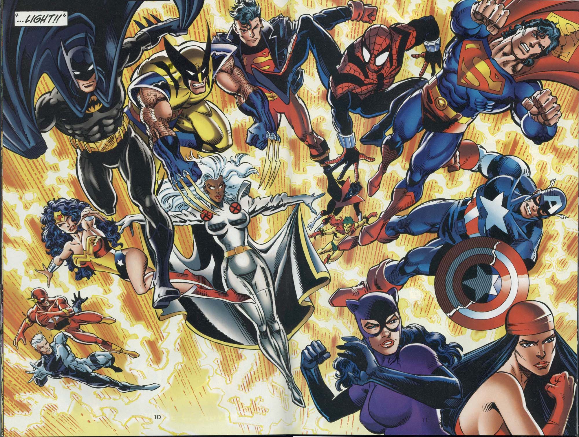 Read online DC vs. Marvel comic -  Issue #4 - 11