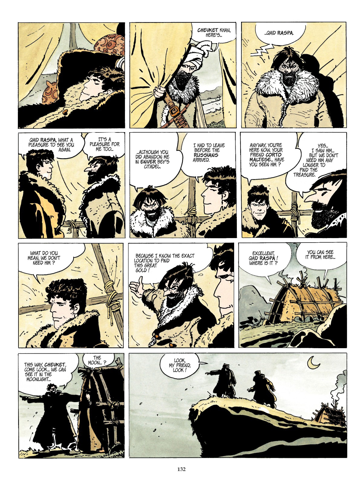 Read online Corto Maltese comic -  Issue # TPB 11 - 135