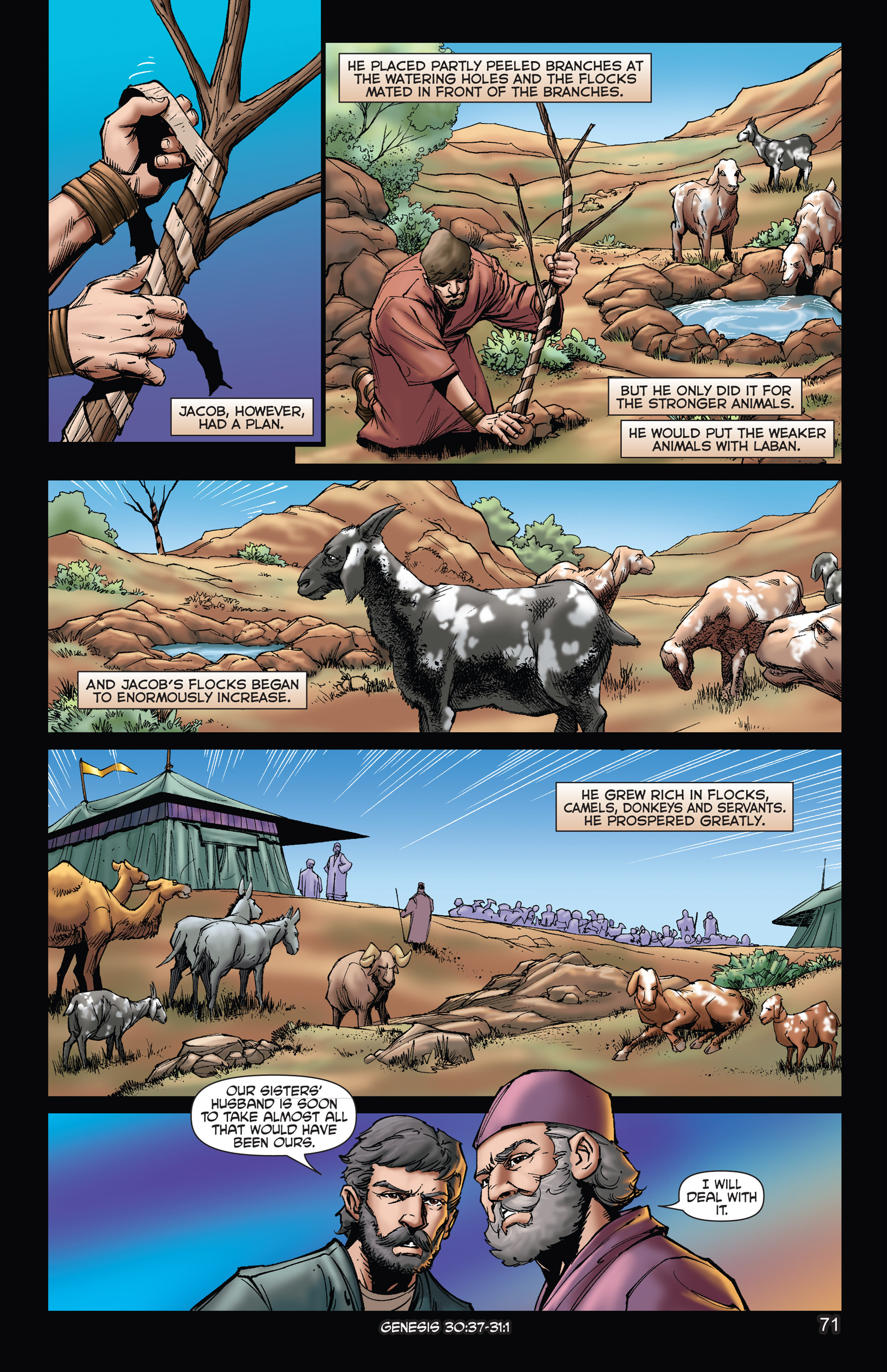 Read online The Kingstone Bible comic -  Issue #2 - 74