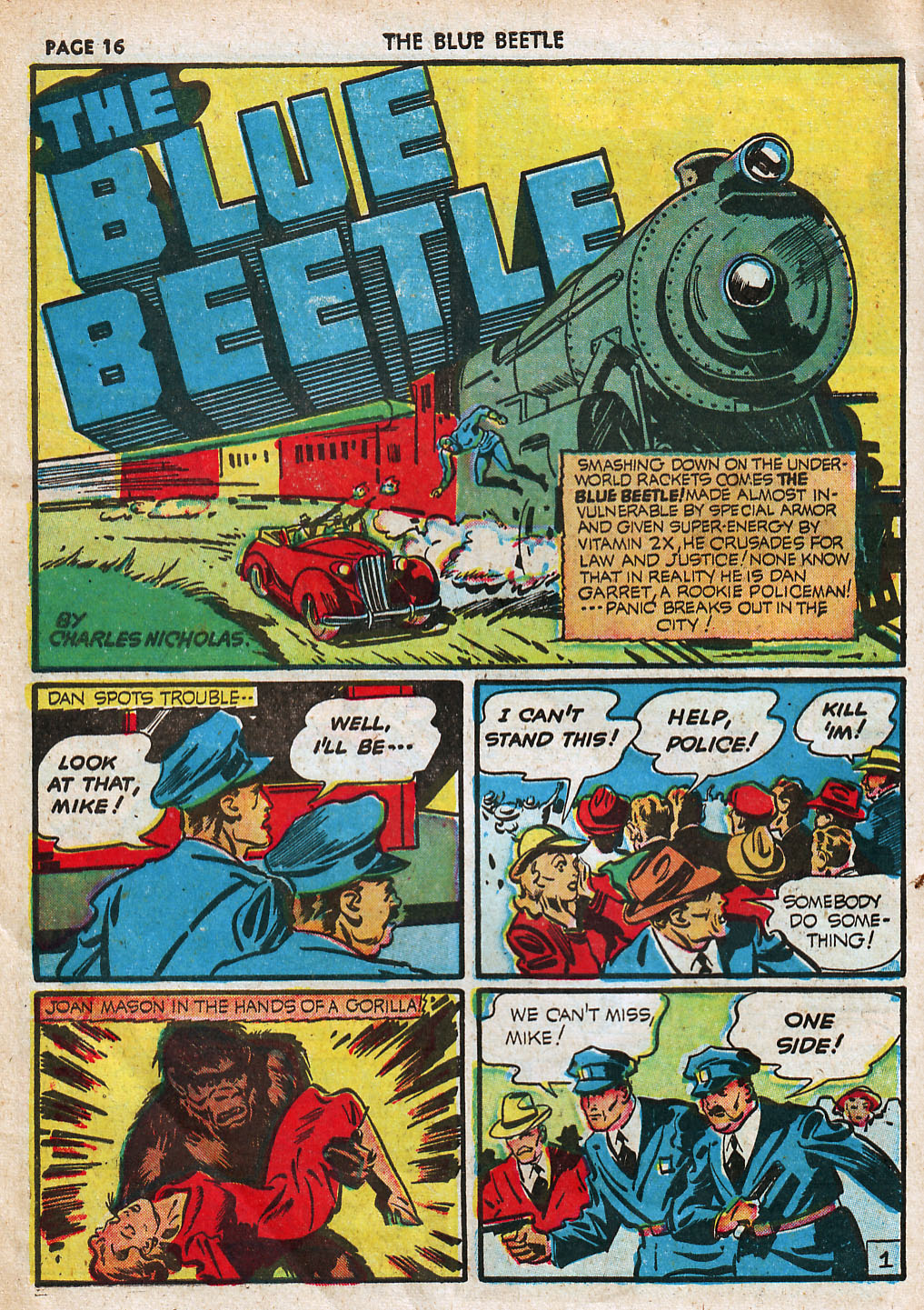 Read online The Blue Beetle comic -  Issue #8 - 18