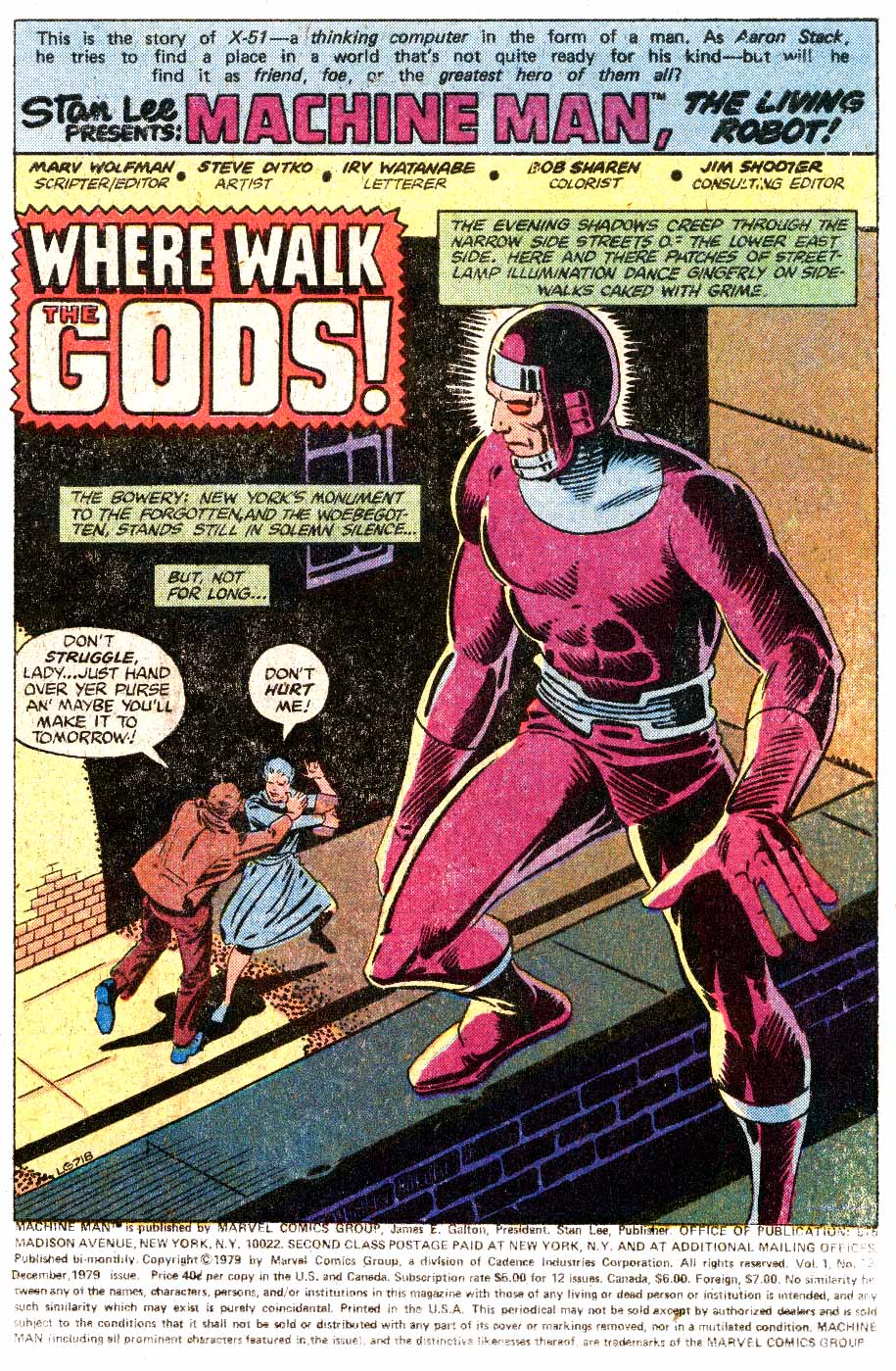 Read online Machine Man (1978) comic -  Issue #12 - 2