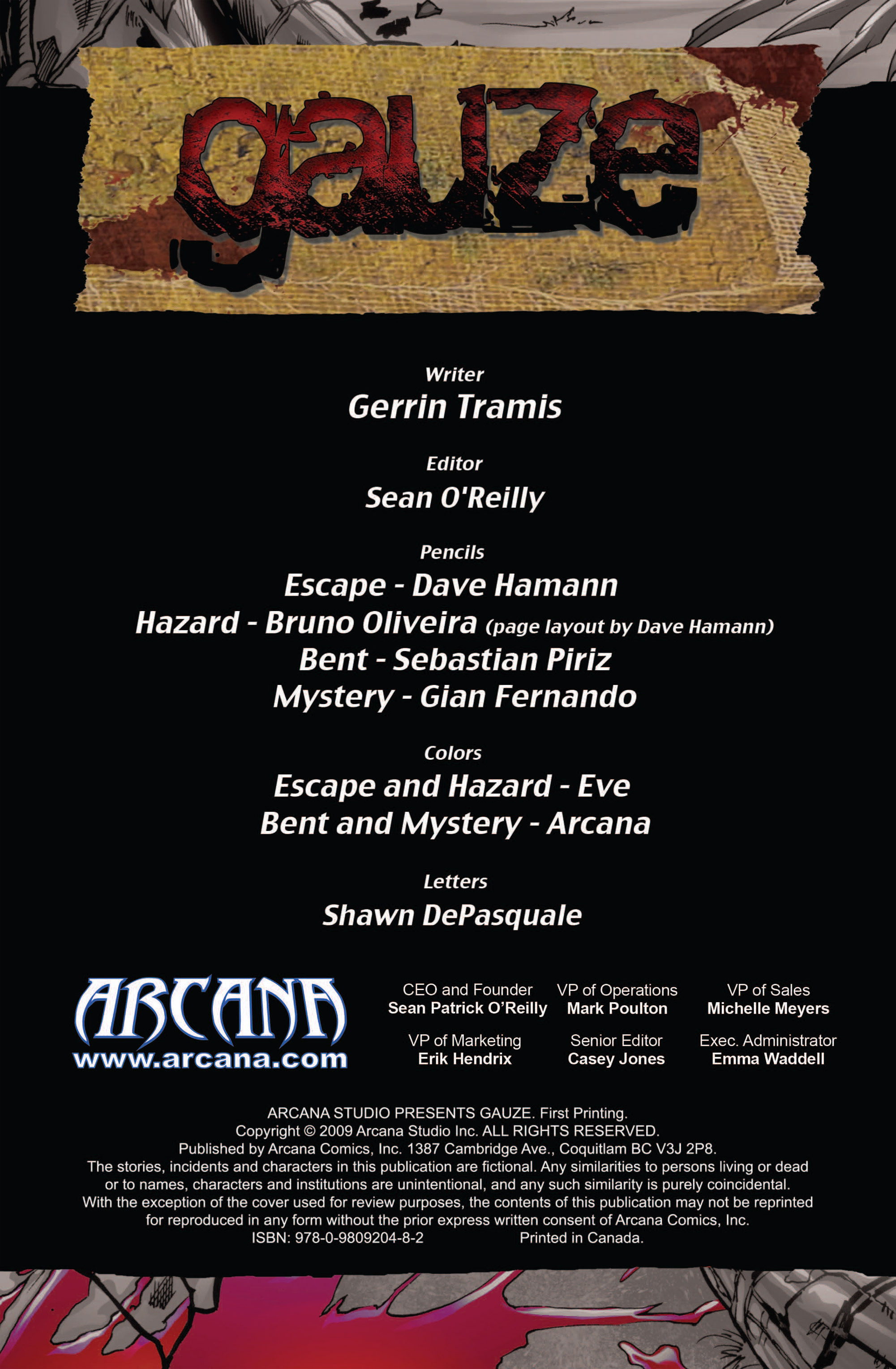 Read online Gauze comic -  Issue #2 - 2