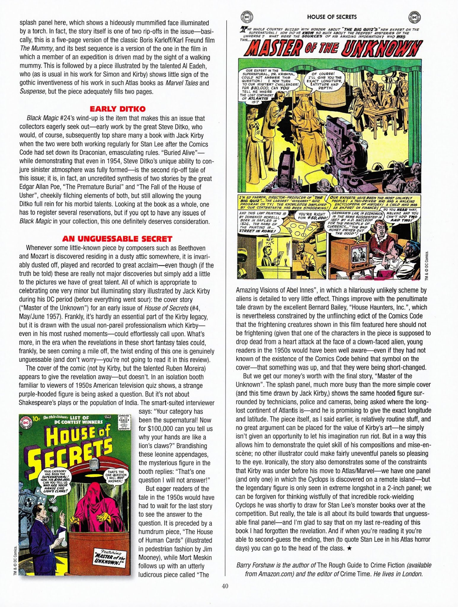Read online The Jack Kirby Collector comic -  Issue #61 - 40