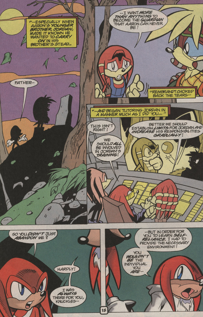 Read online Knuckles the Echidna comic -  Issue #25 - 24