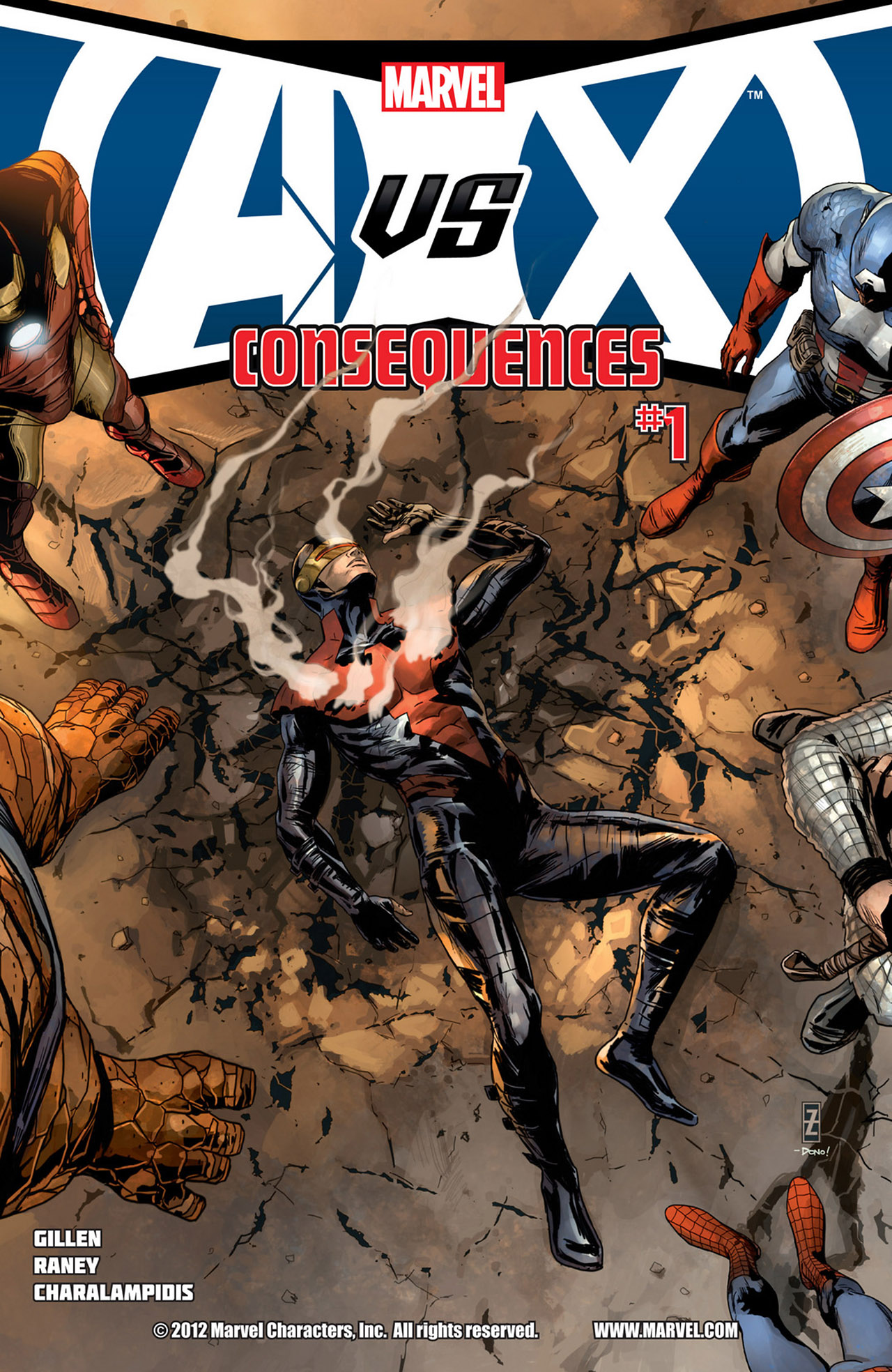Read online AVX: Consequences comic -  Issue #1 - 1
