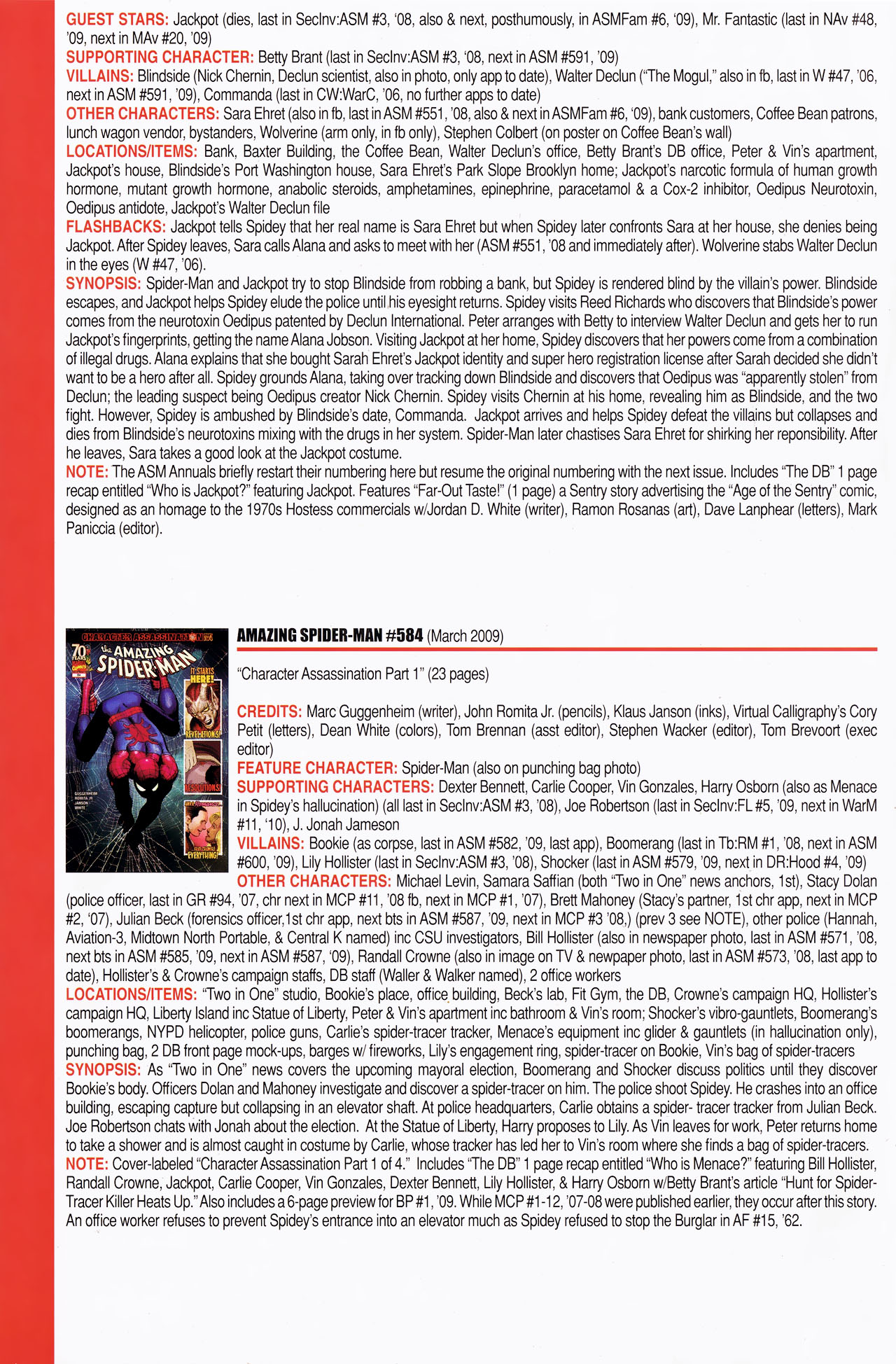 Read online Official Index to the Marvel Universe comic -  Issue #14 - 8