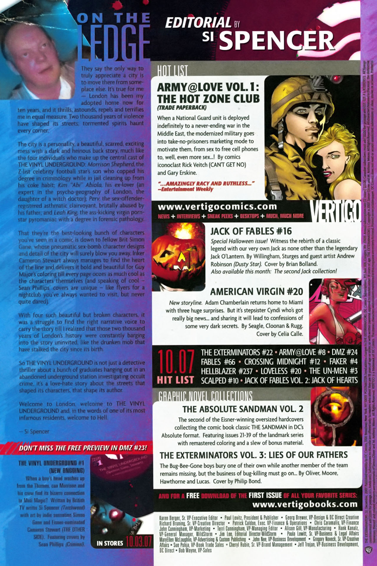 Read online The Exterminators comic -  Issue #22 - 24