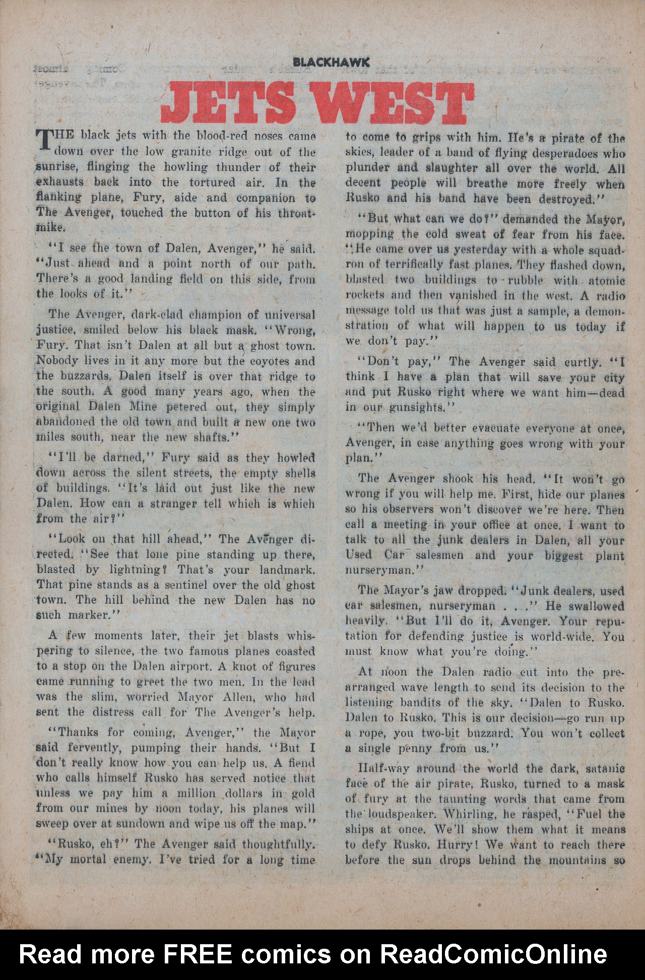 Read online Blackhawk (1957) comic -  Issue #34 - 41
