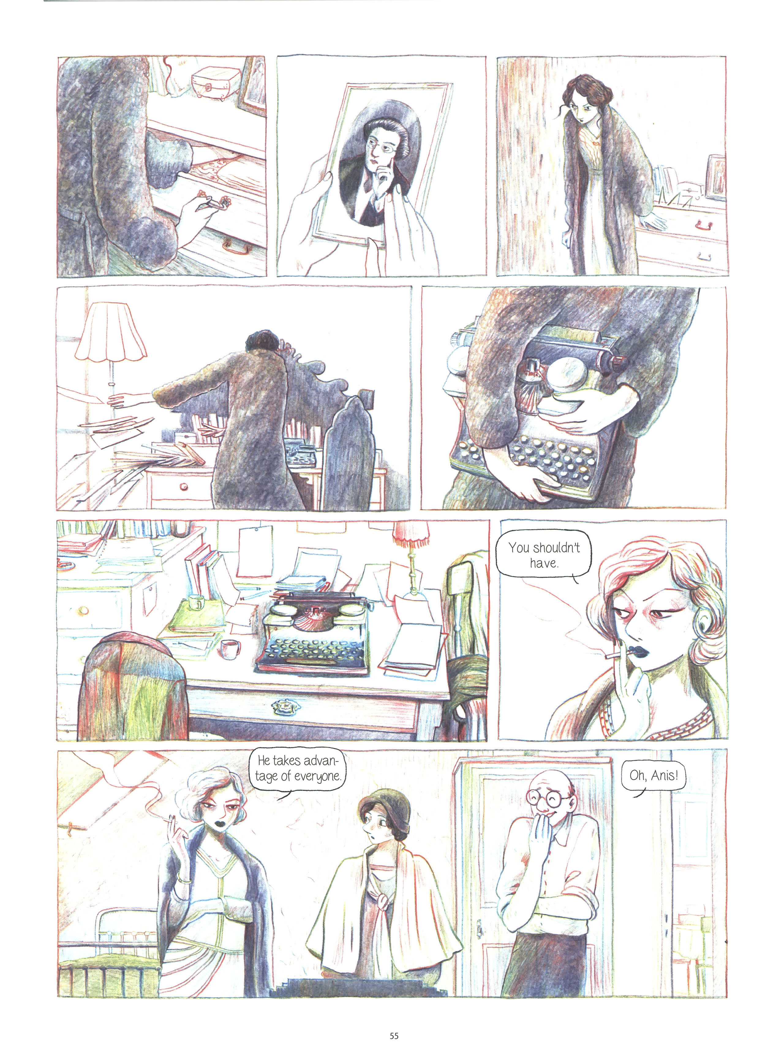 Read online Anais Nin: On the Sea of Lies comic -  Issue # TPB (Part 1) - 54