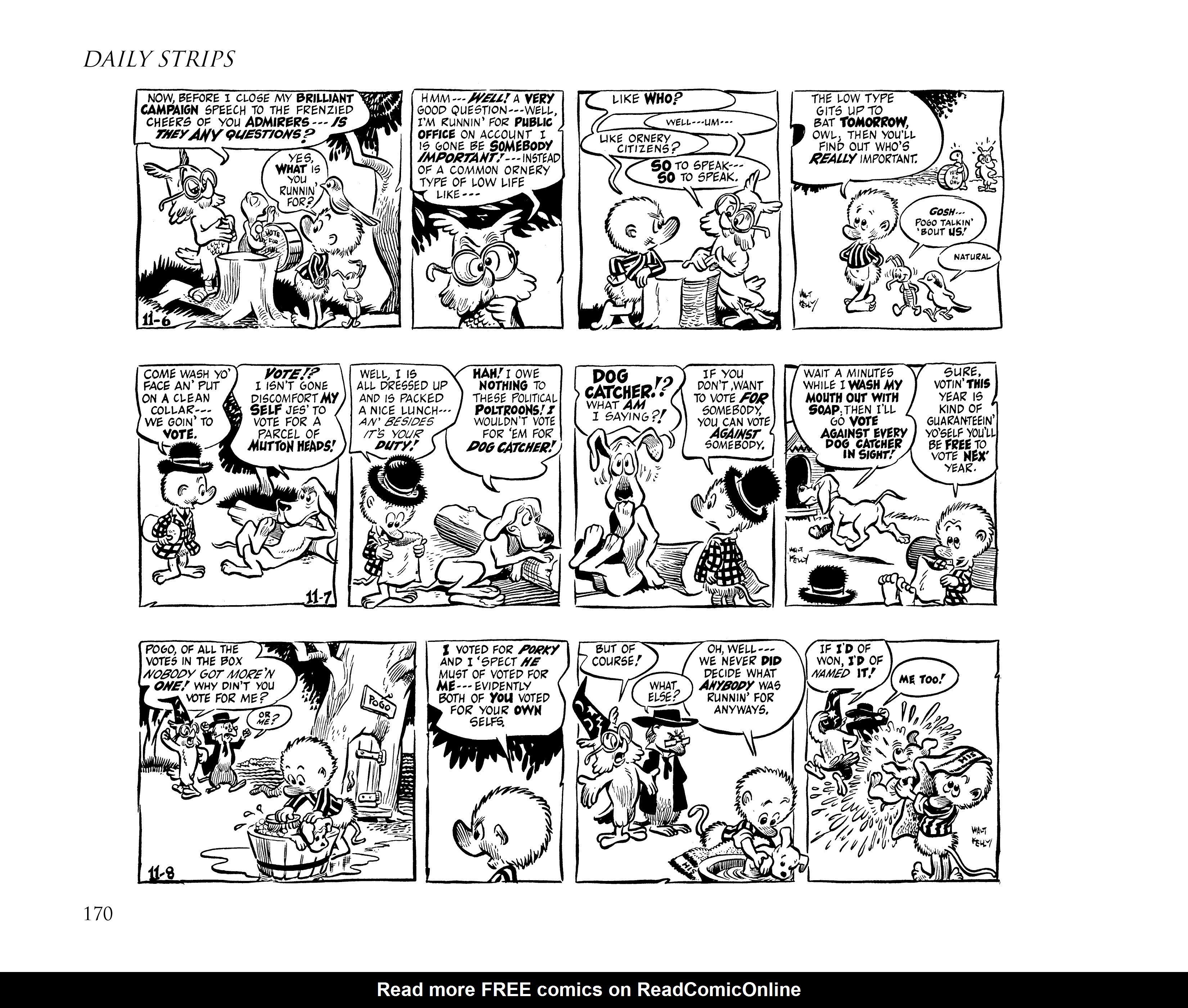Read online Pogo by Walt Kelly: The Complete Syndicated Comic Strips comic -  Issue # TPB 1 (Part 2) - 88