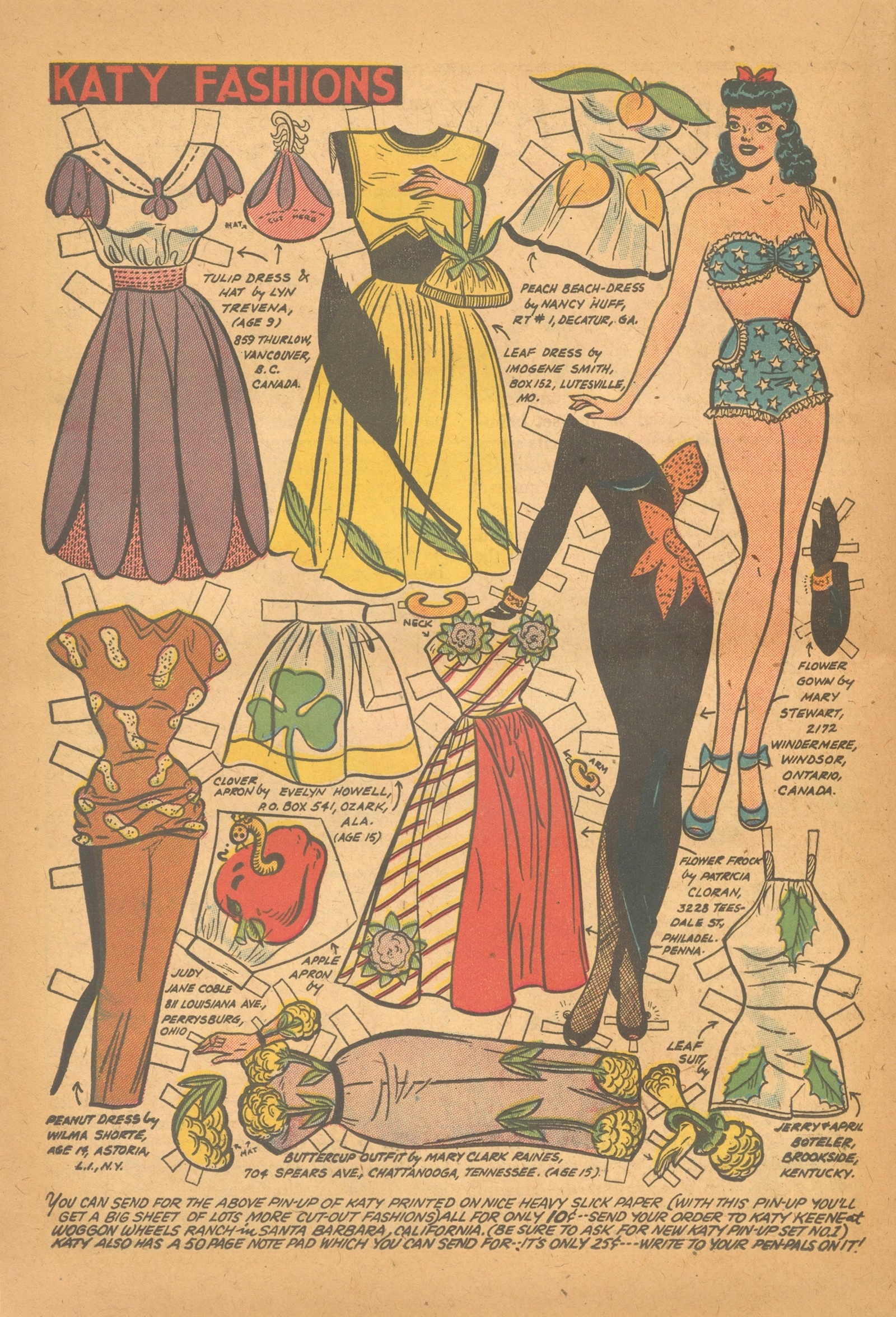 Read online Katy Keene (1949) comic -  Issue #13 - 22