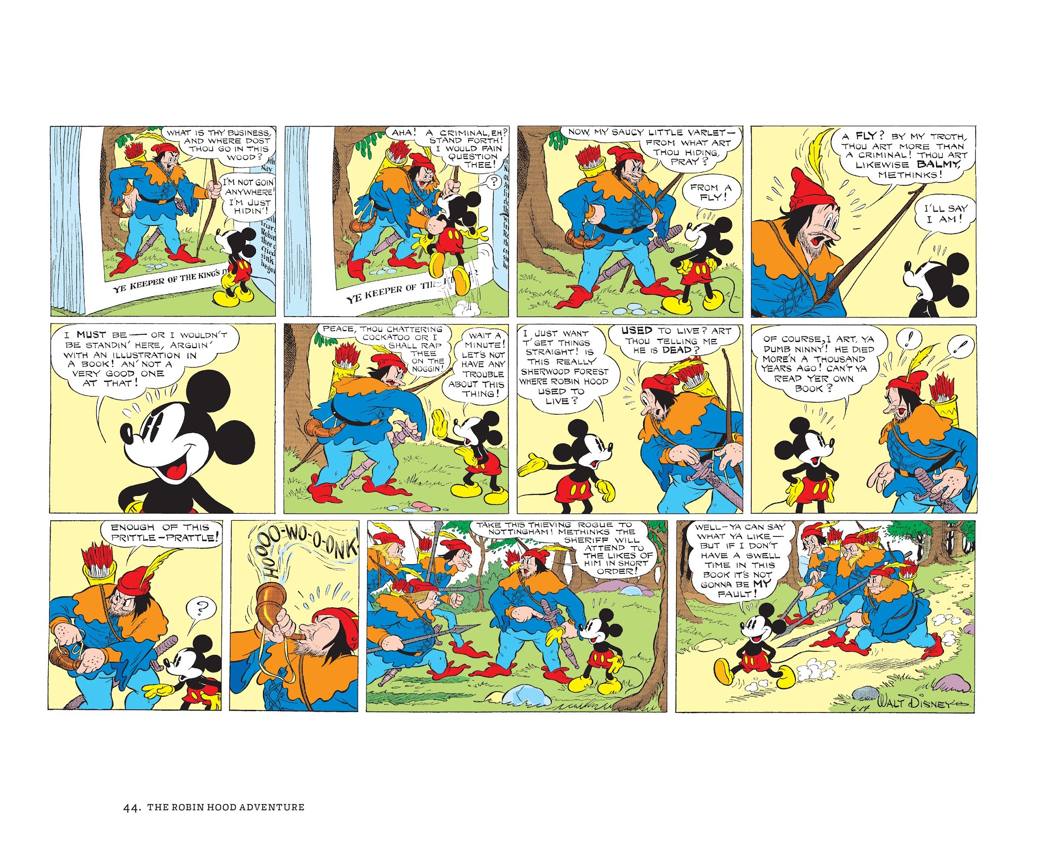 Read online Walt Disney's Mickey Mouse Color Sundays comic -  Issue # TPB 2 (Part 1) - 44
