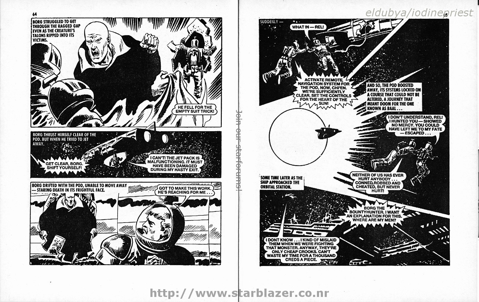 Read online Starblazer comic -  Issue #208 - 34
