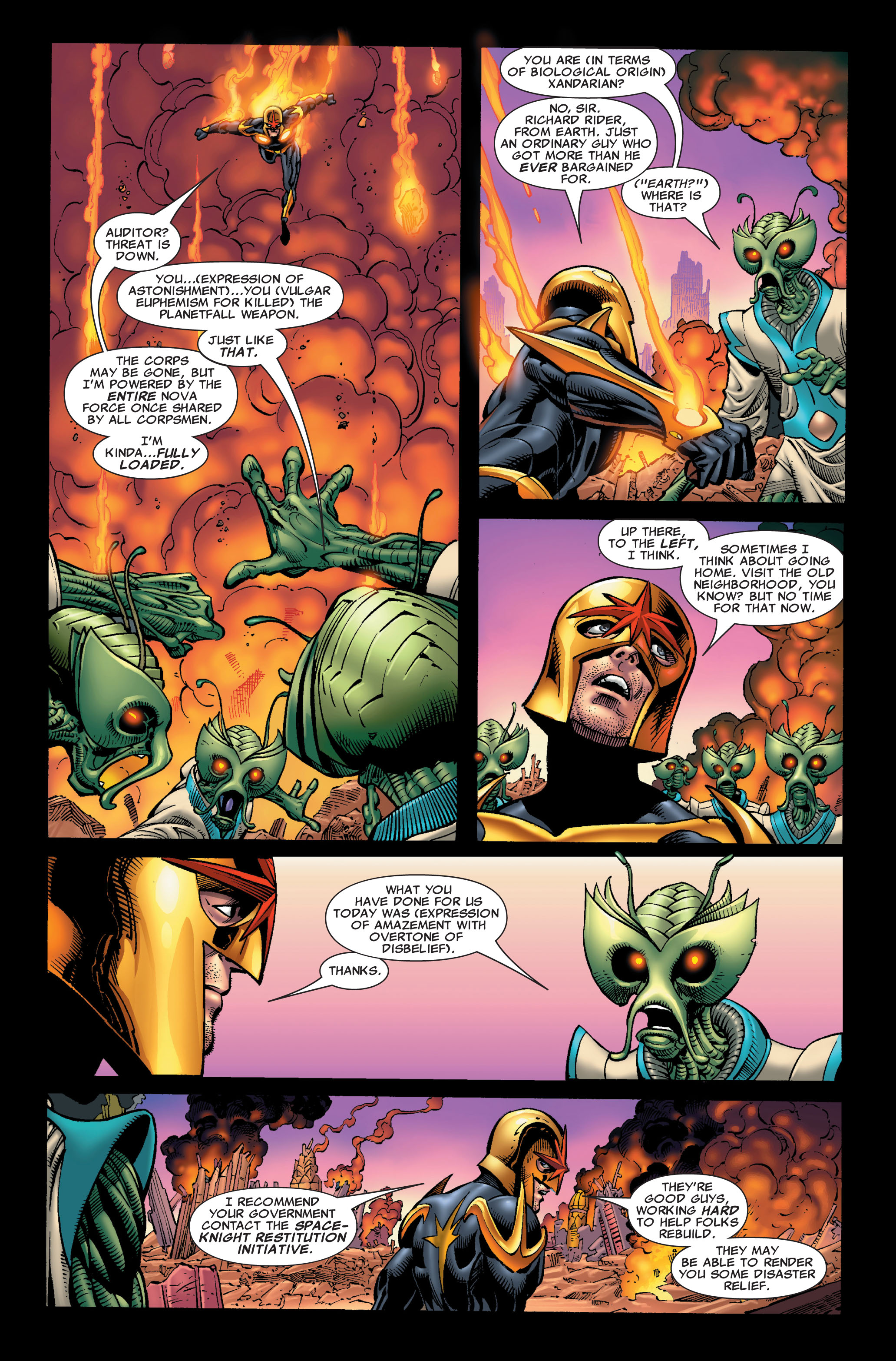 Read online Nova (2007) comic -  Issue # _TPB 1 (Part 1) - 11