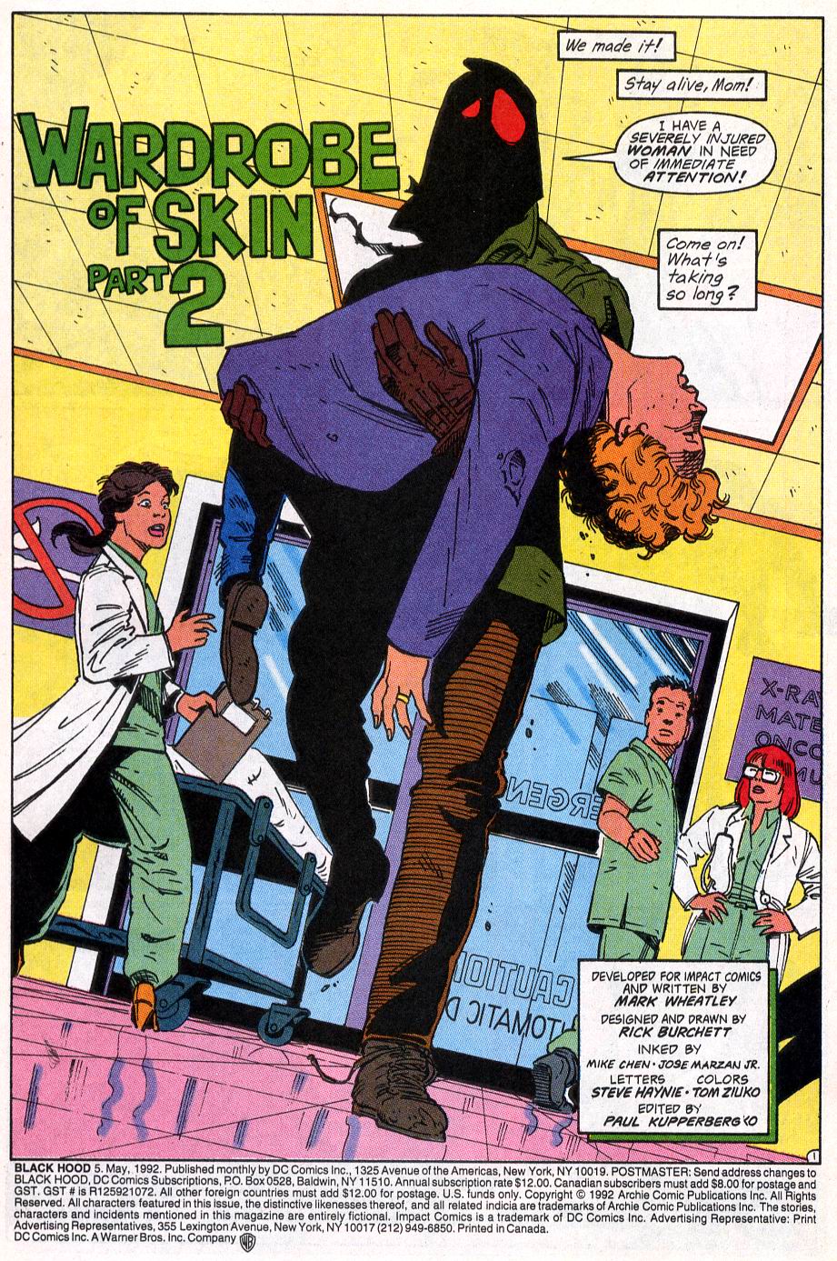 Read online The Black Hood (1991) comic -  Issue #5 - 2