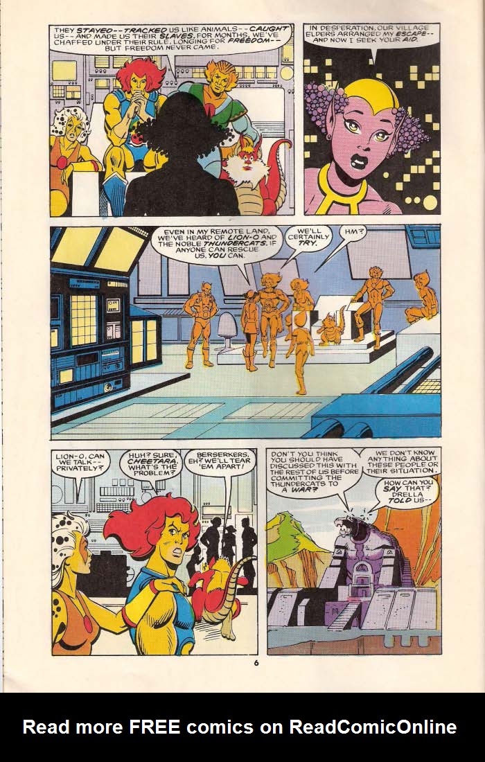 Read online ThunderCats (1987) comic -  Issue #23 - 6