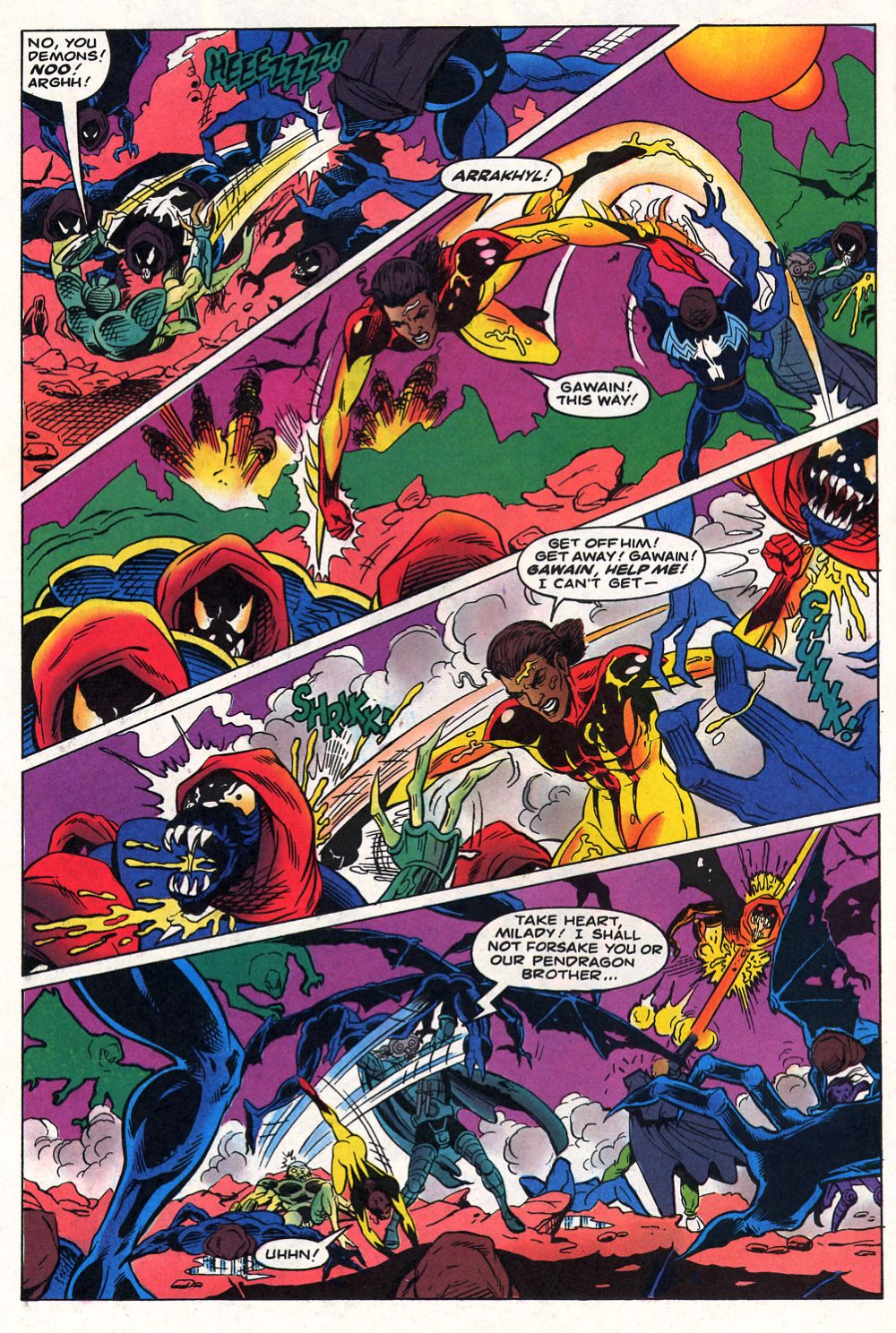 Read online Knights of Pendragon comic -  Issue #9 - 8