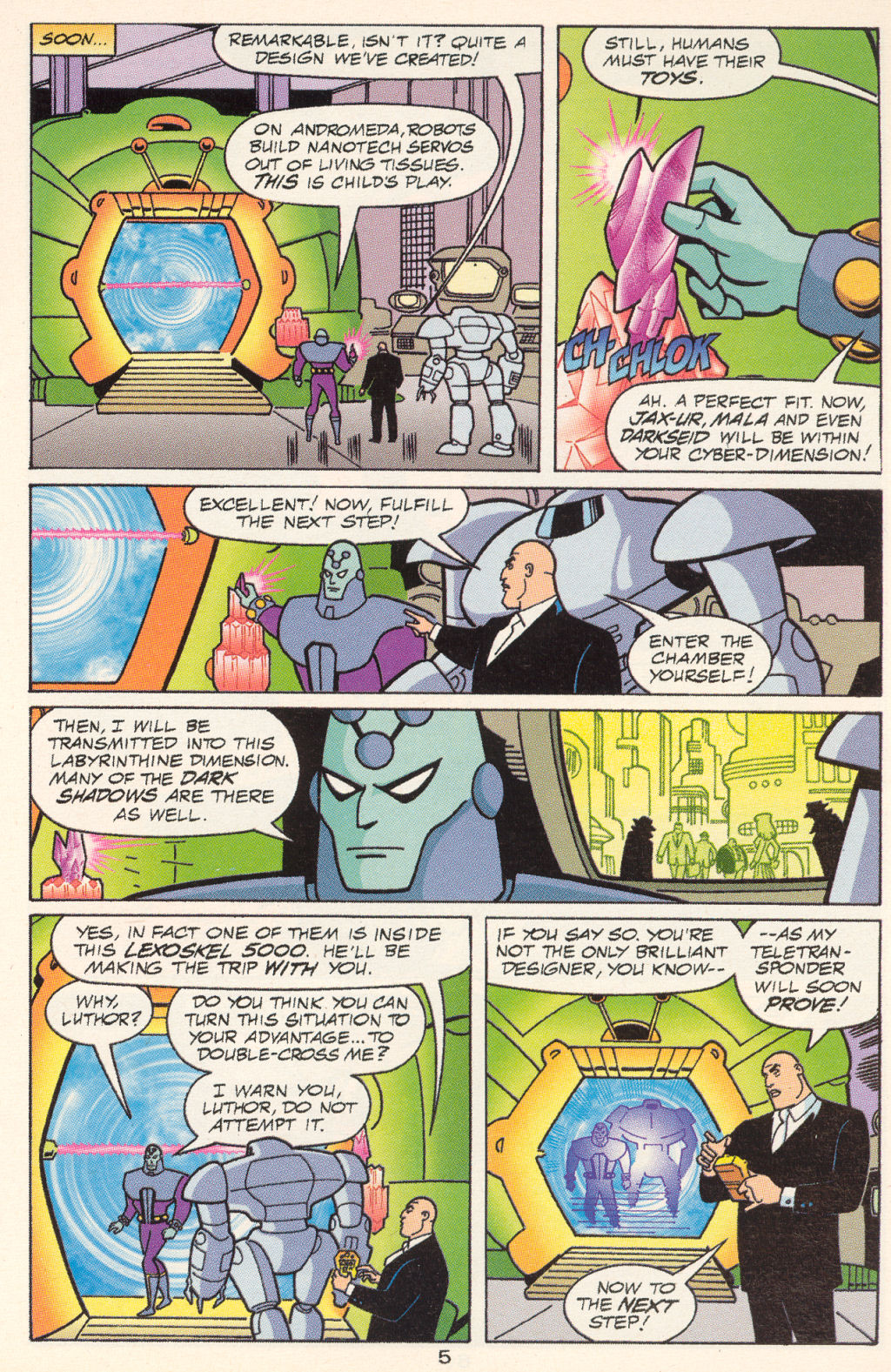 Read online Superman Adventures comic -  Issue # _Special - Dimension of the Dark Shadows - 7