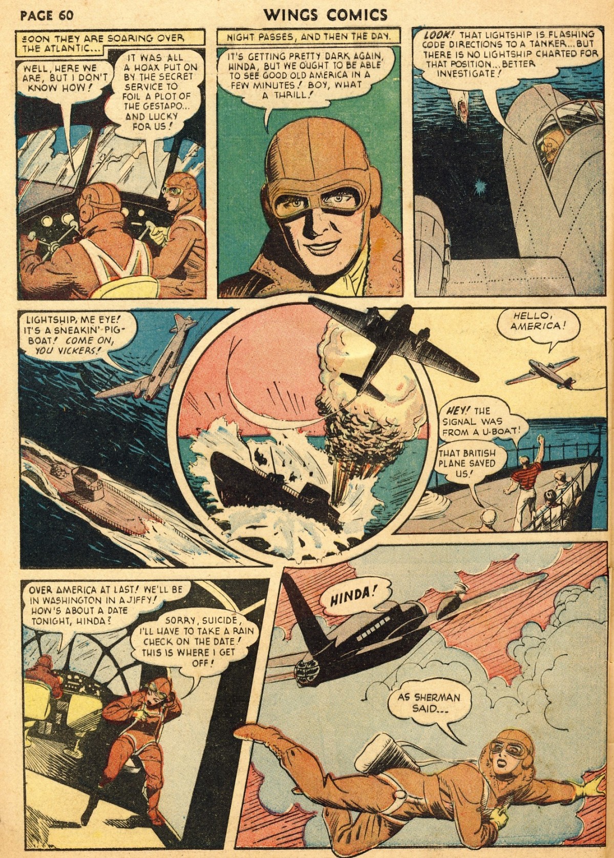 Read online Wings Comics comic -  Issue #22 - 62