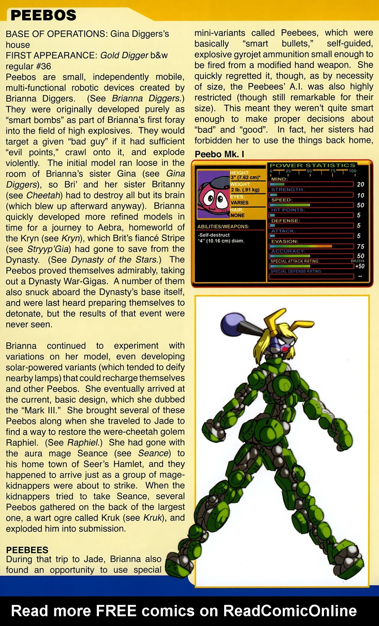 Read online Gold Digger Sourcebook: The Official Handbook of the GD Universe comic -  Issue #10 - 30