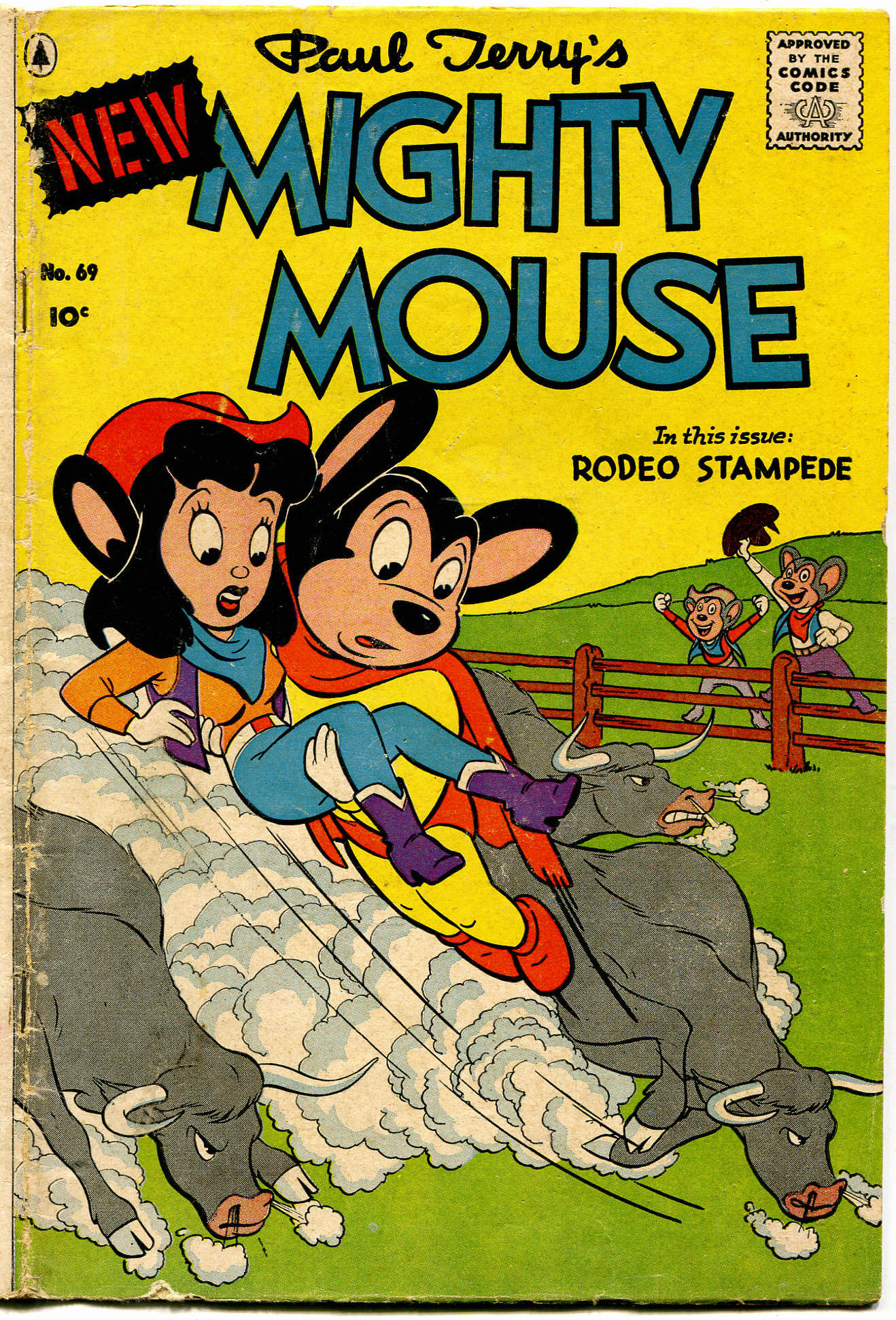 Read online Paul Terry's Mighty Mouse Comics comic -  Issue #69 - 1