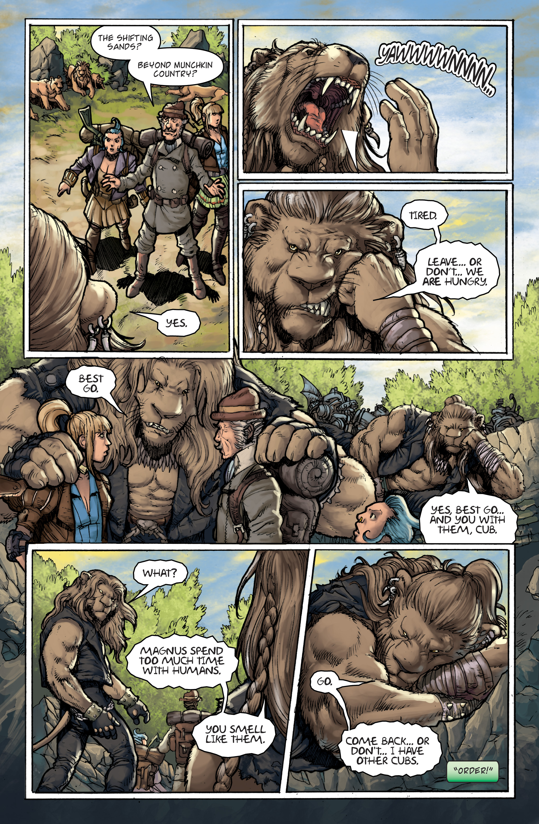 Read online The Steam Engines of Oz: The Geared Leviathan comic -  Issue #2 - 8