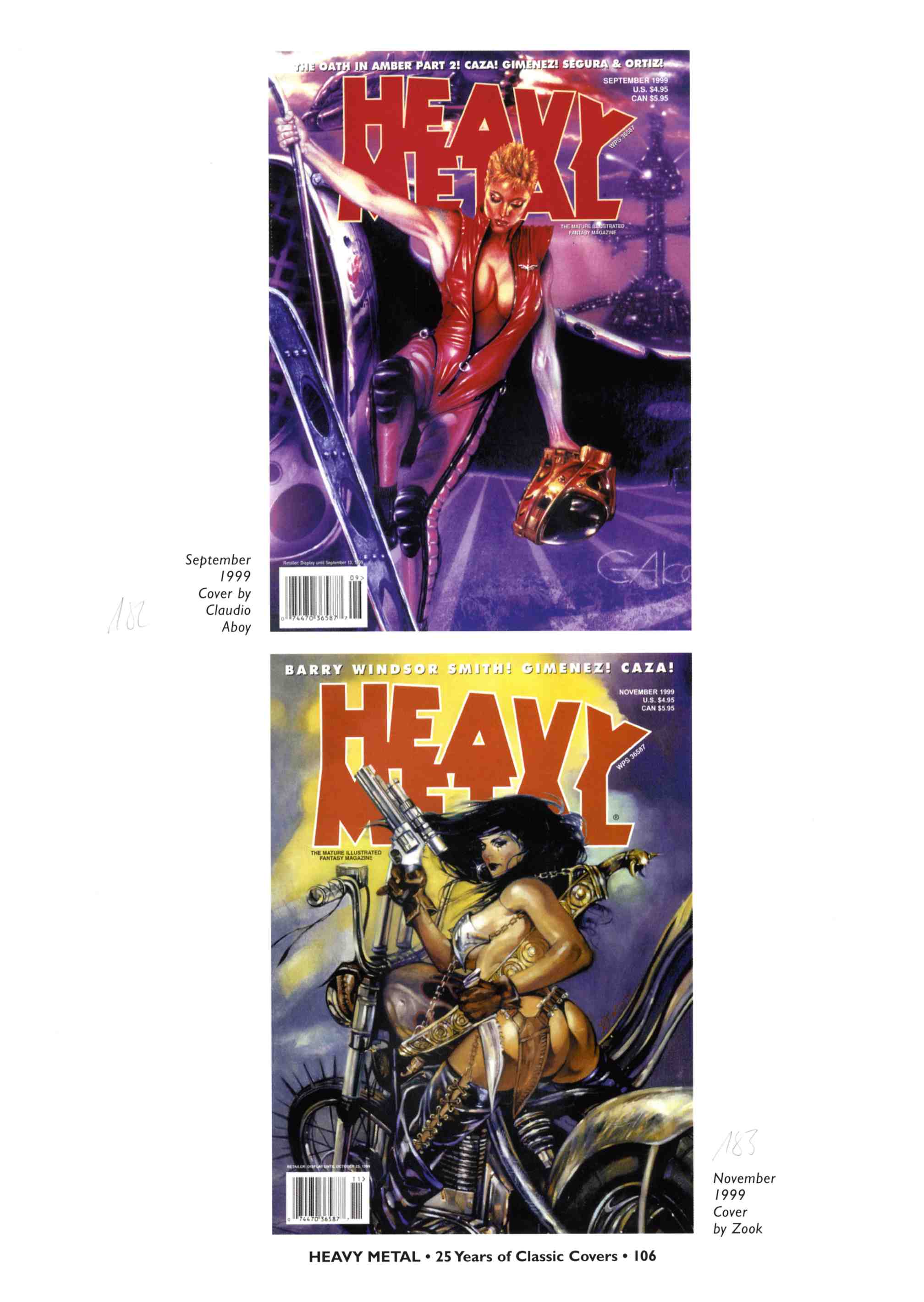 Read online Heavy Metal: 25 Years of Classic Covers comic -  Issue # TPB - 112