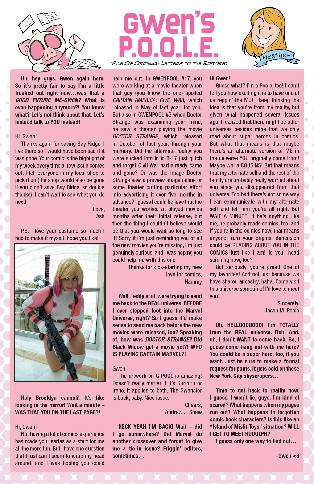 Read online The Unbelievable Gwenpool comic -  Issue #24 - 22