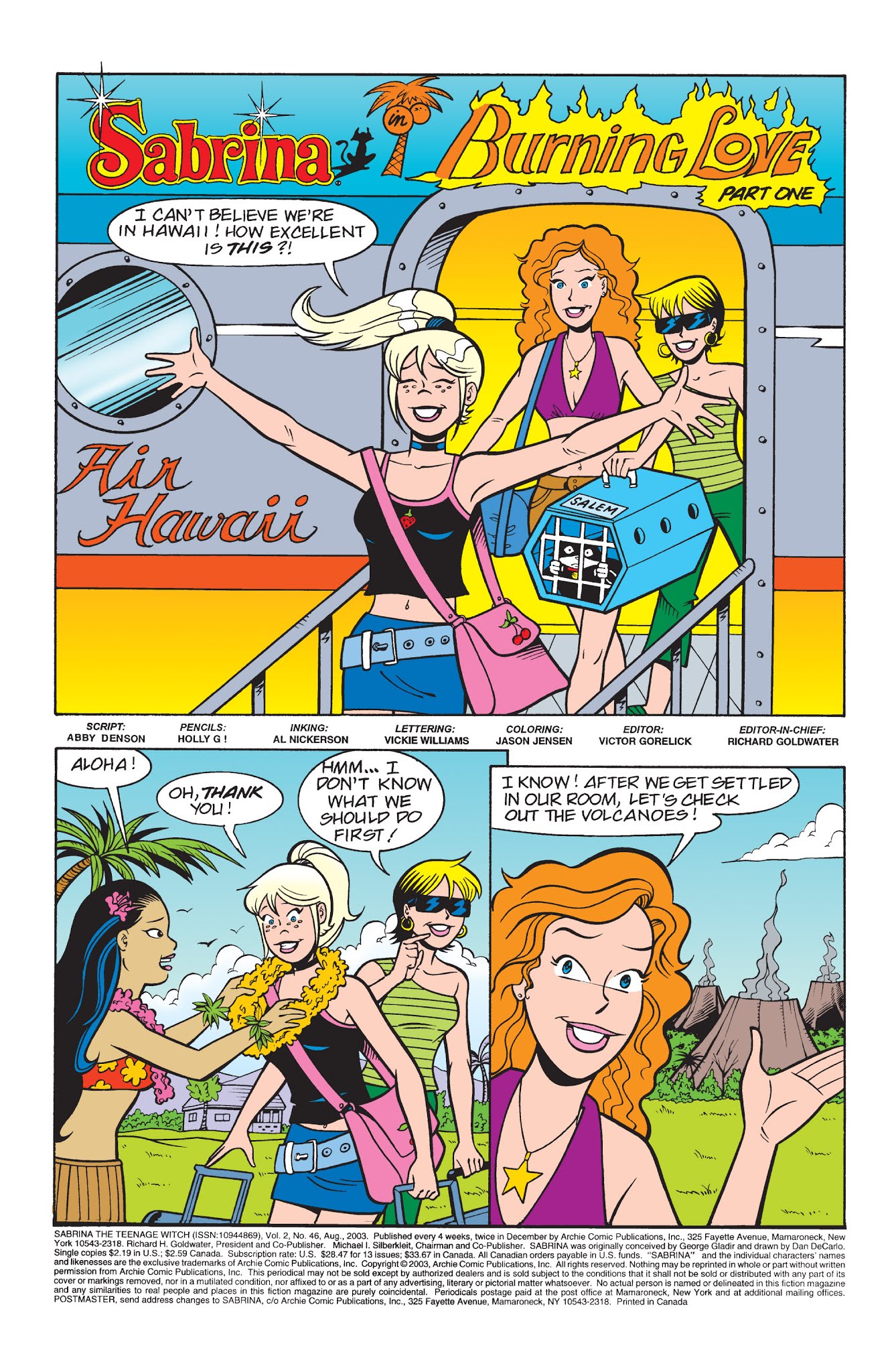 Read online Sabrina the Teenage Witch (2000) comic -  Issue #46 - 2
