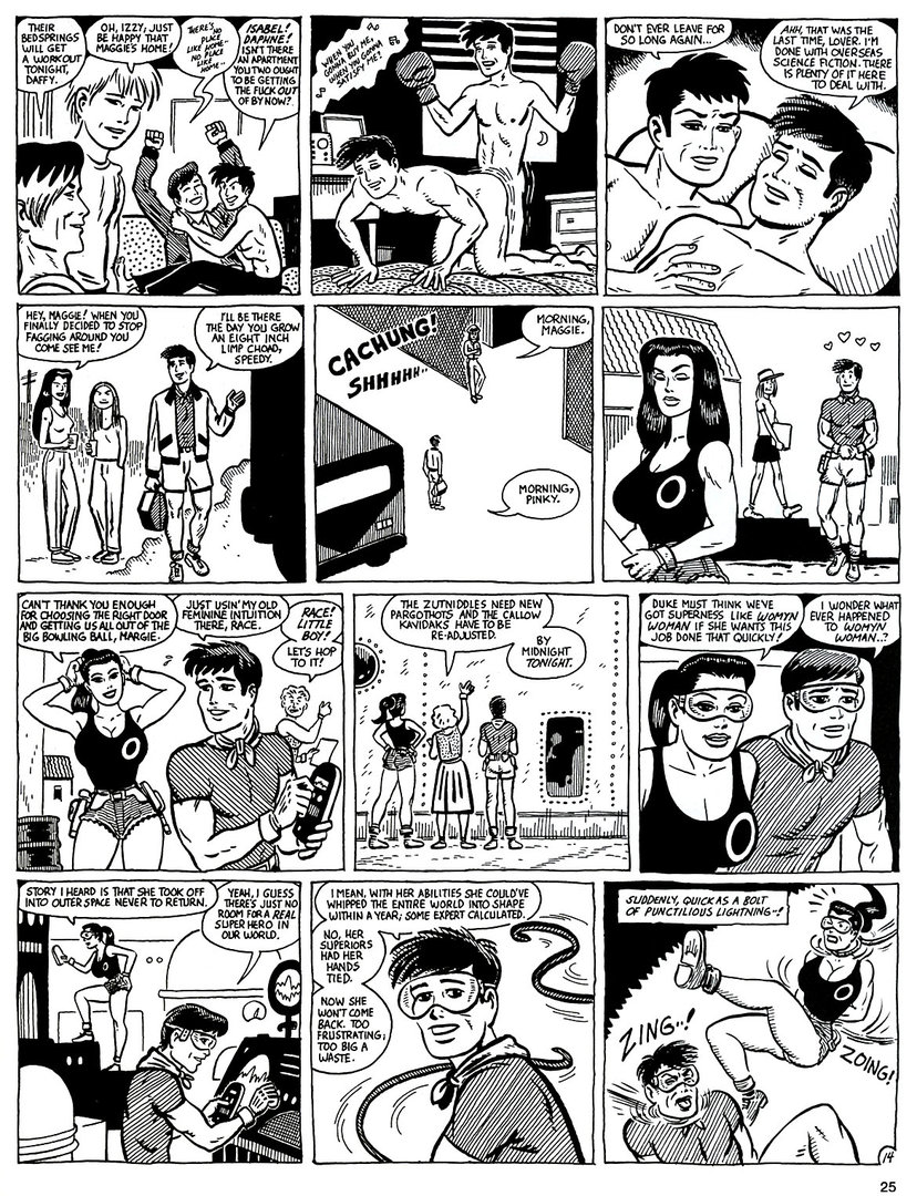 Read online Love and Rockets (1982) comic -  Issue #46 - 27