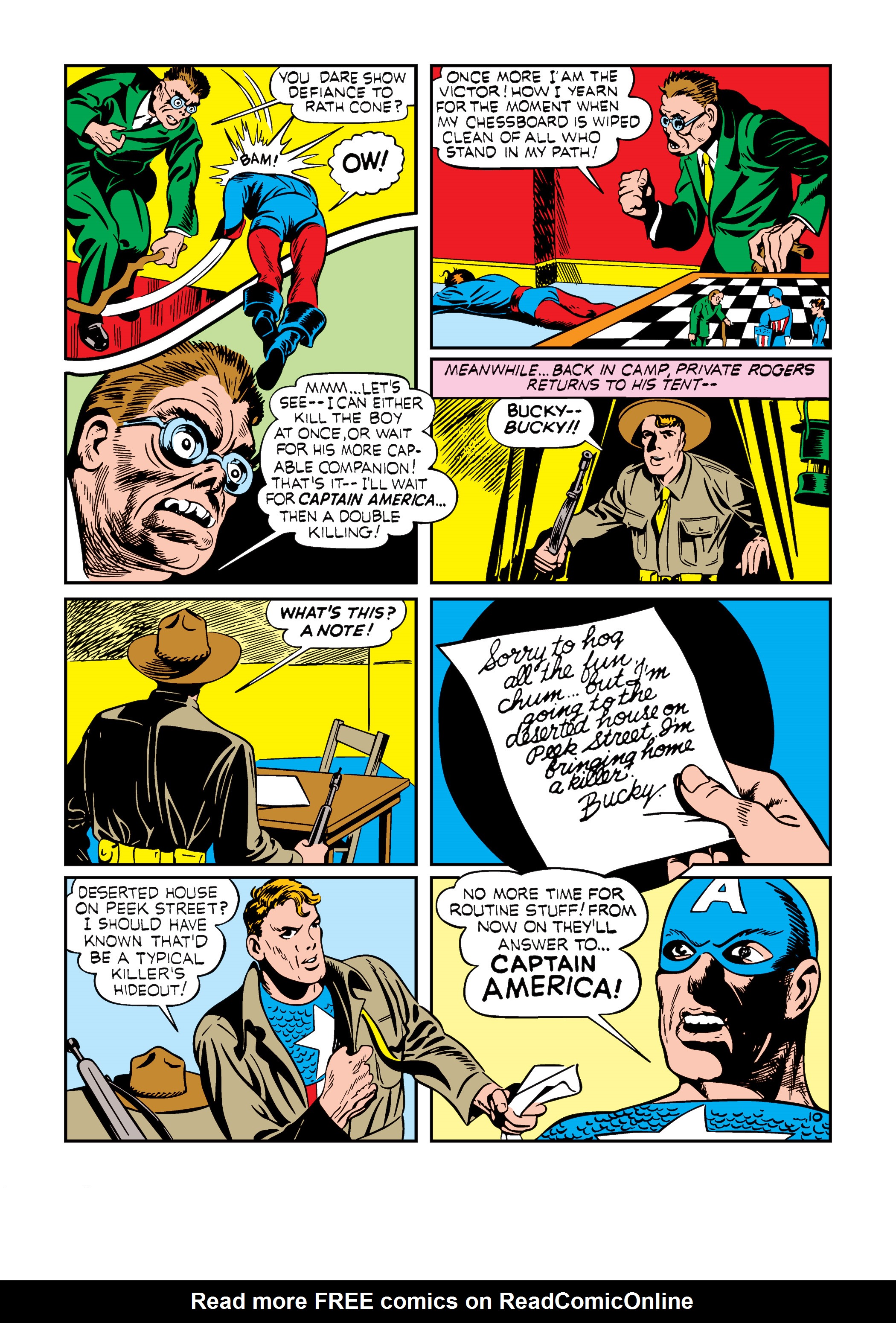 Read online Marvel Masterworks: Golden Age Captain America comic -  Issue # TPB 1 (Part 1) - 38
