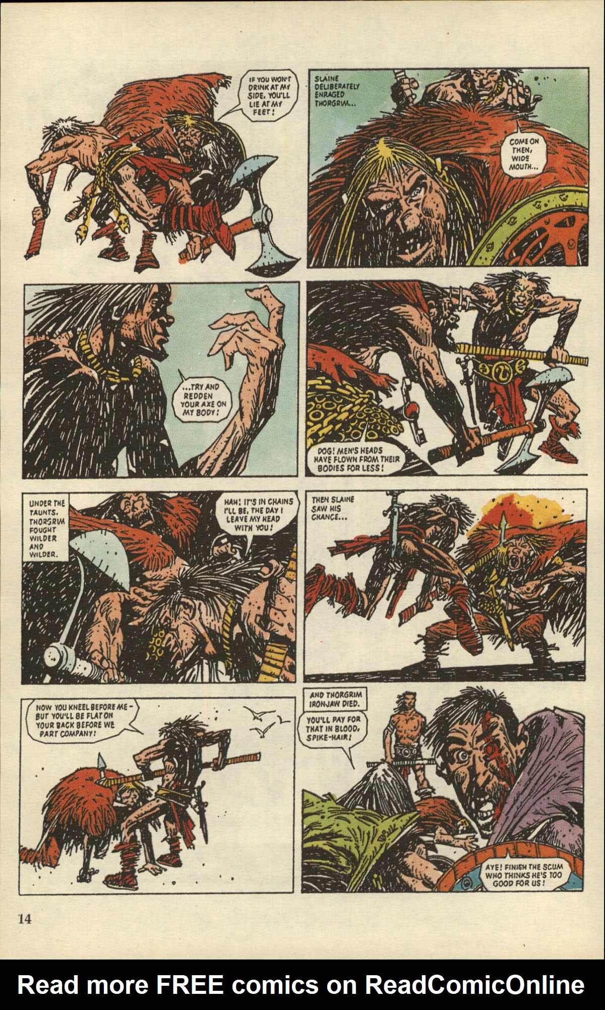 Read online Slaine The Berserker comic -  Issue #3 - 16