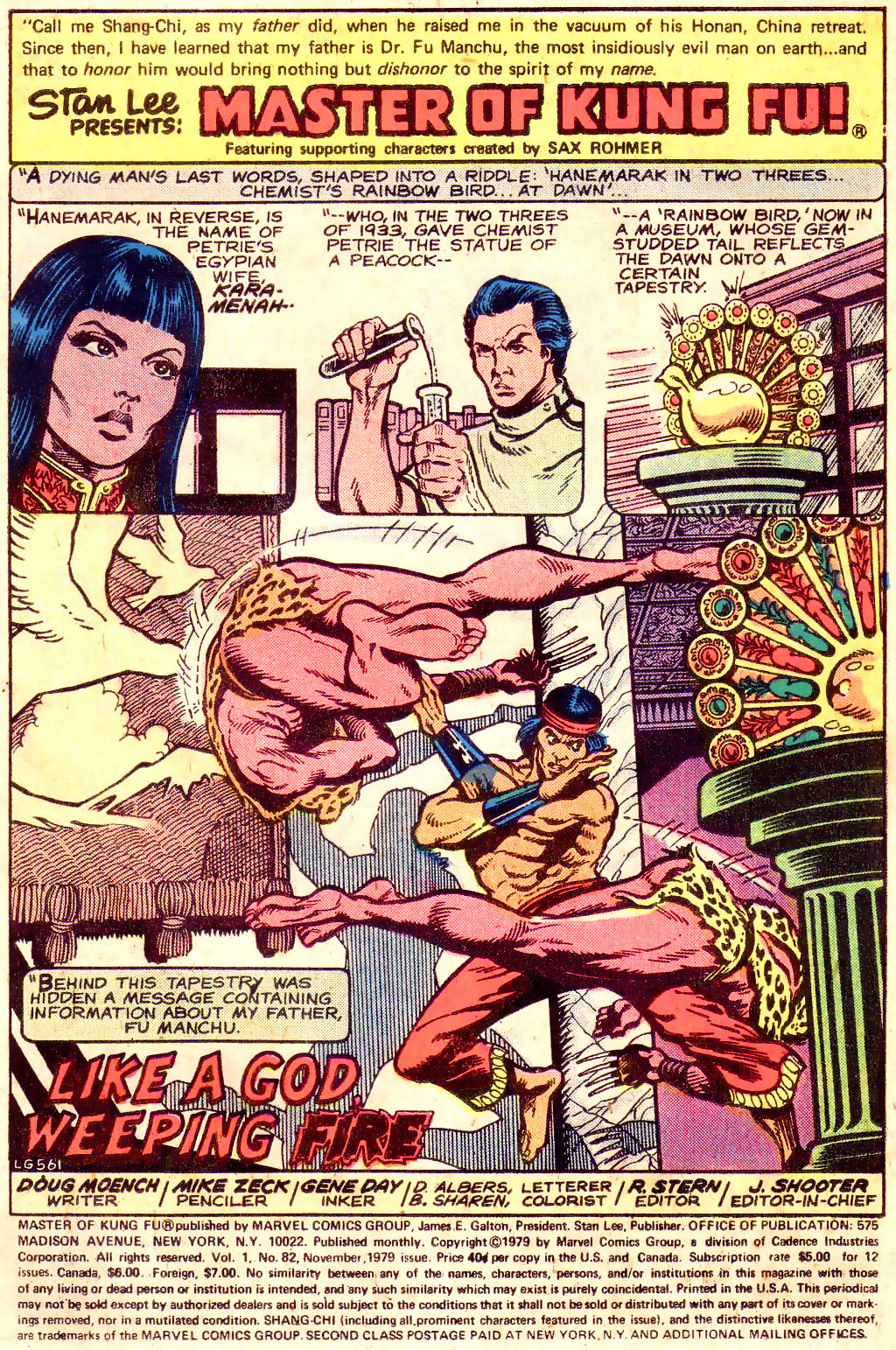 Read online Master of Kung Fu (1974) comic -  Issue #82 - 2