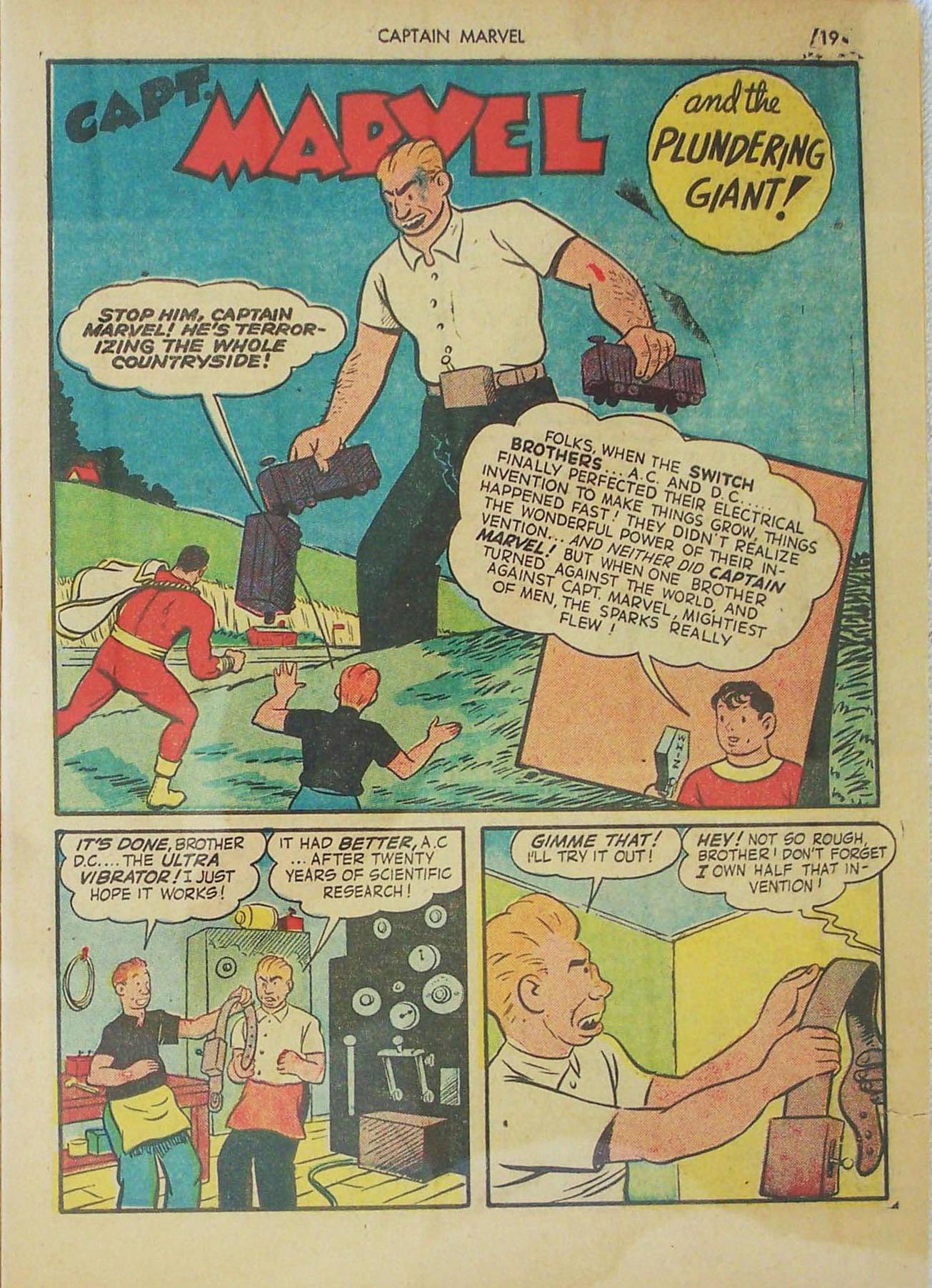 Read online Captain Marvel Adventures comic -  Issue #26 - 20